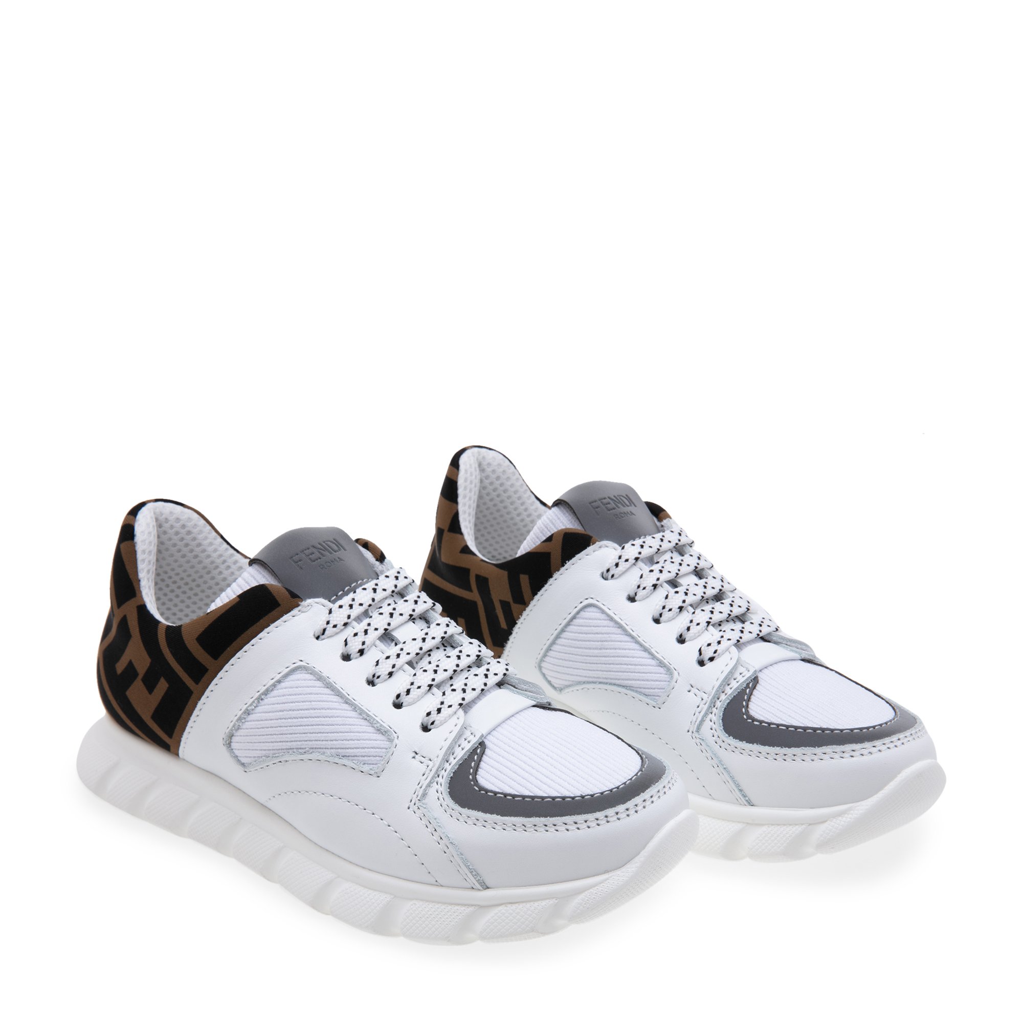 

FF Logo sneakers, White