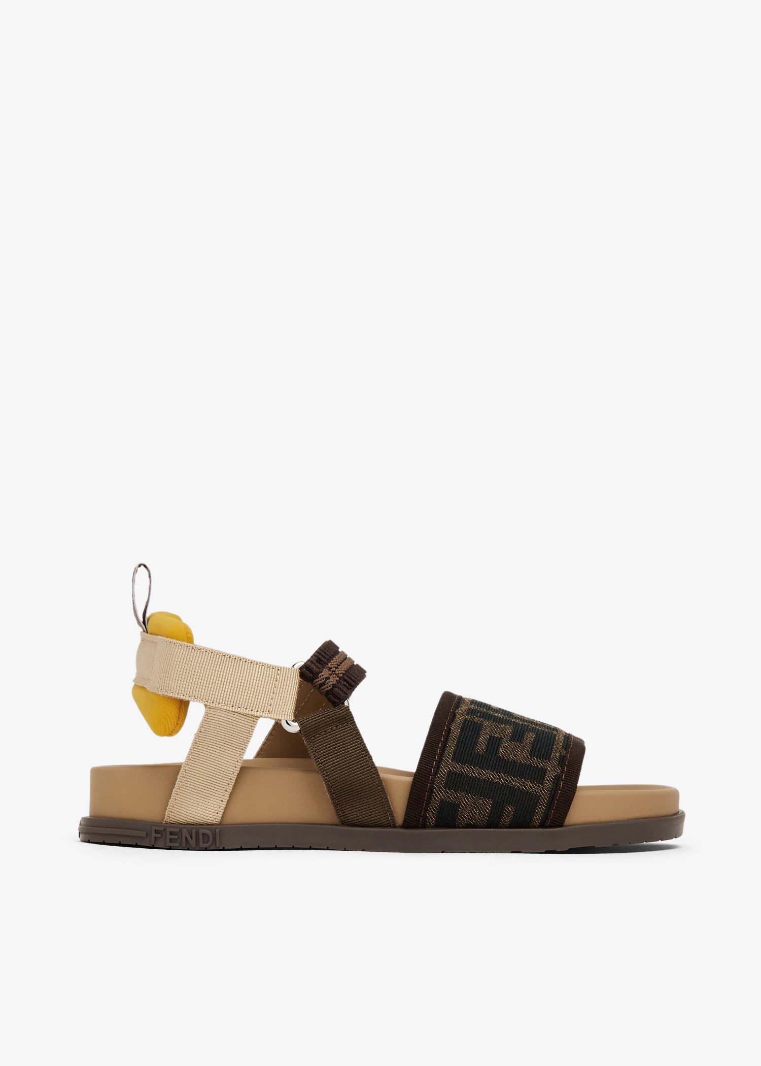 

Signature FF sandals, Brown