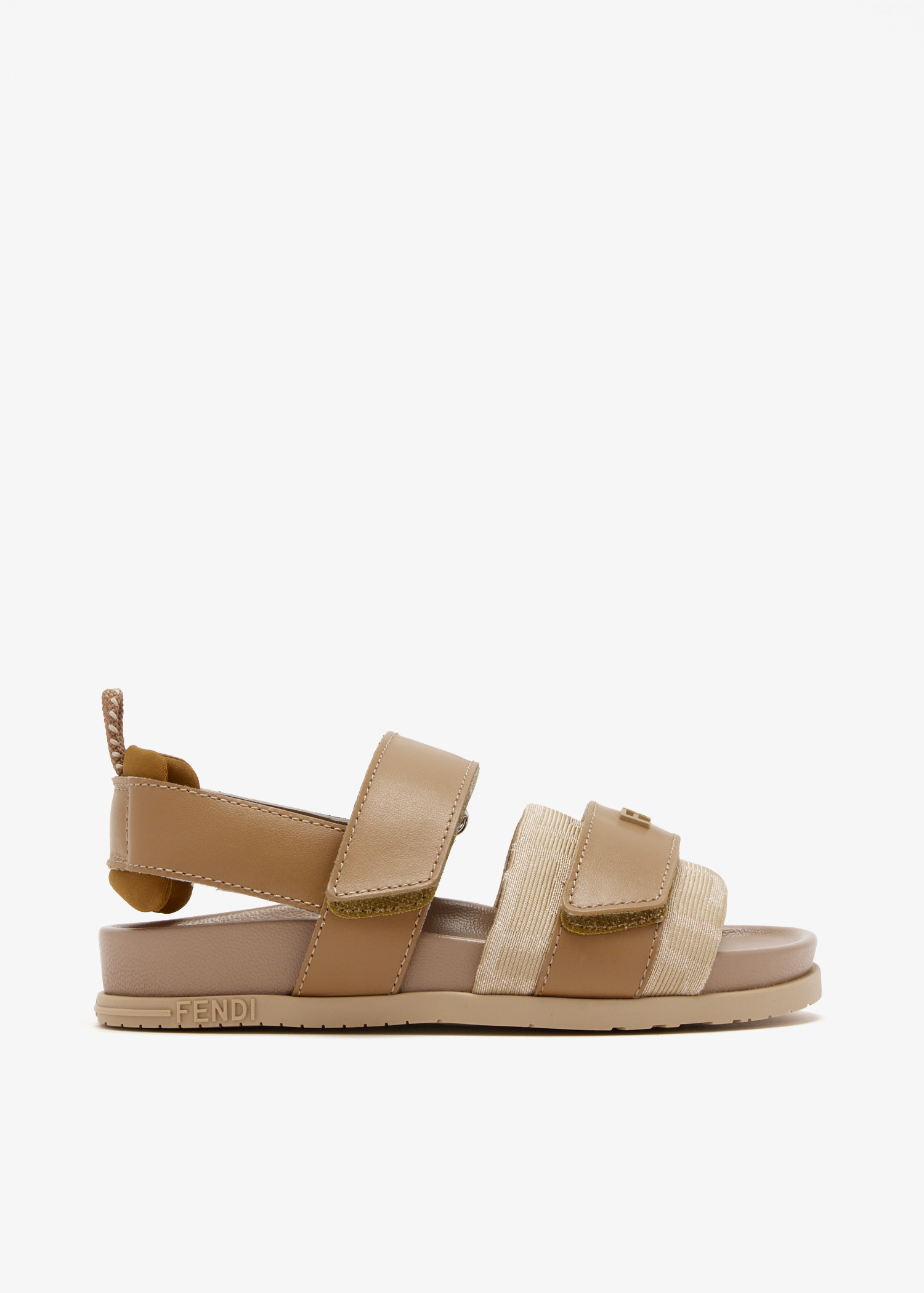 

Logo sports sandals, Beige