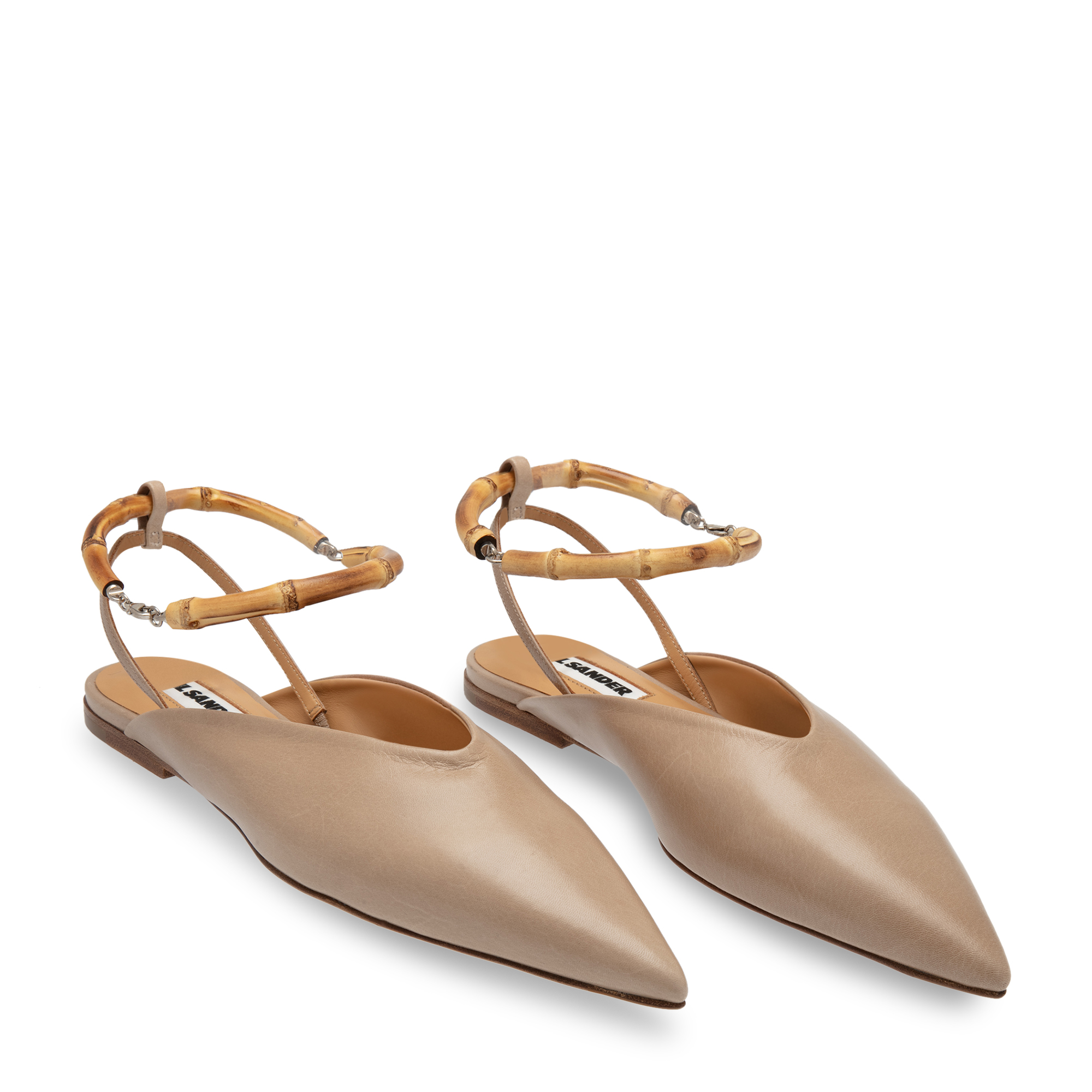 

Ballerina mules, Brown