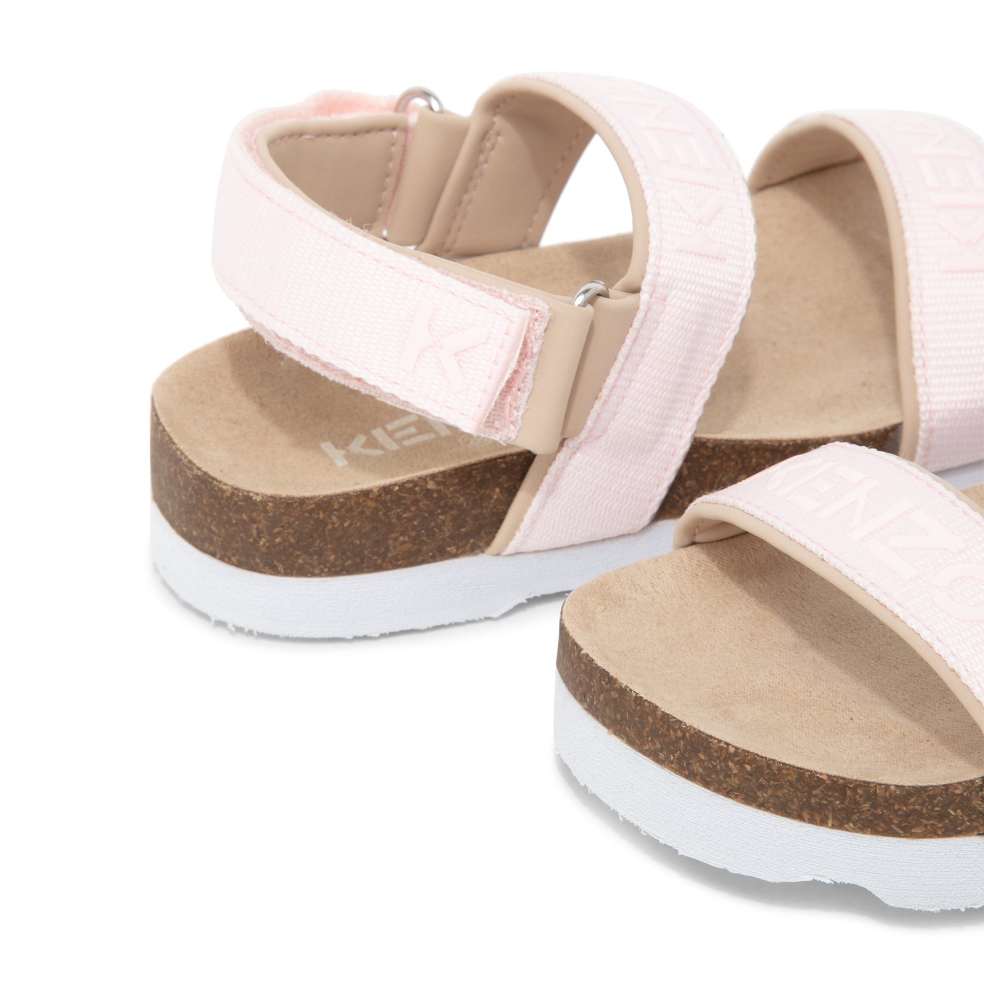 

Logo sandals, Pink