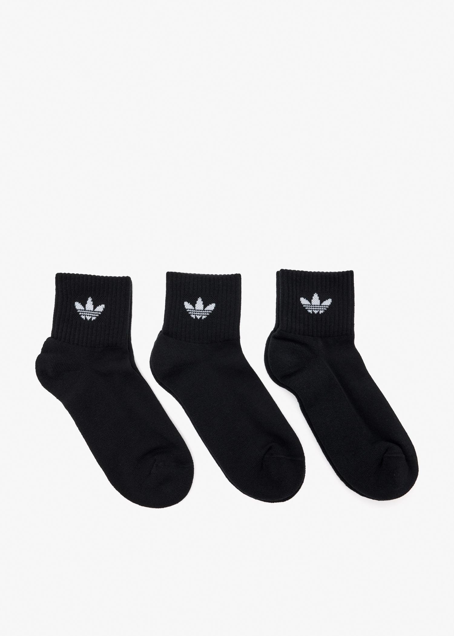 

3-Stripes cushioned crew sock set, Multicolored
