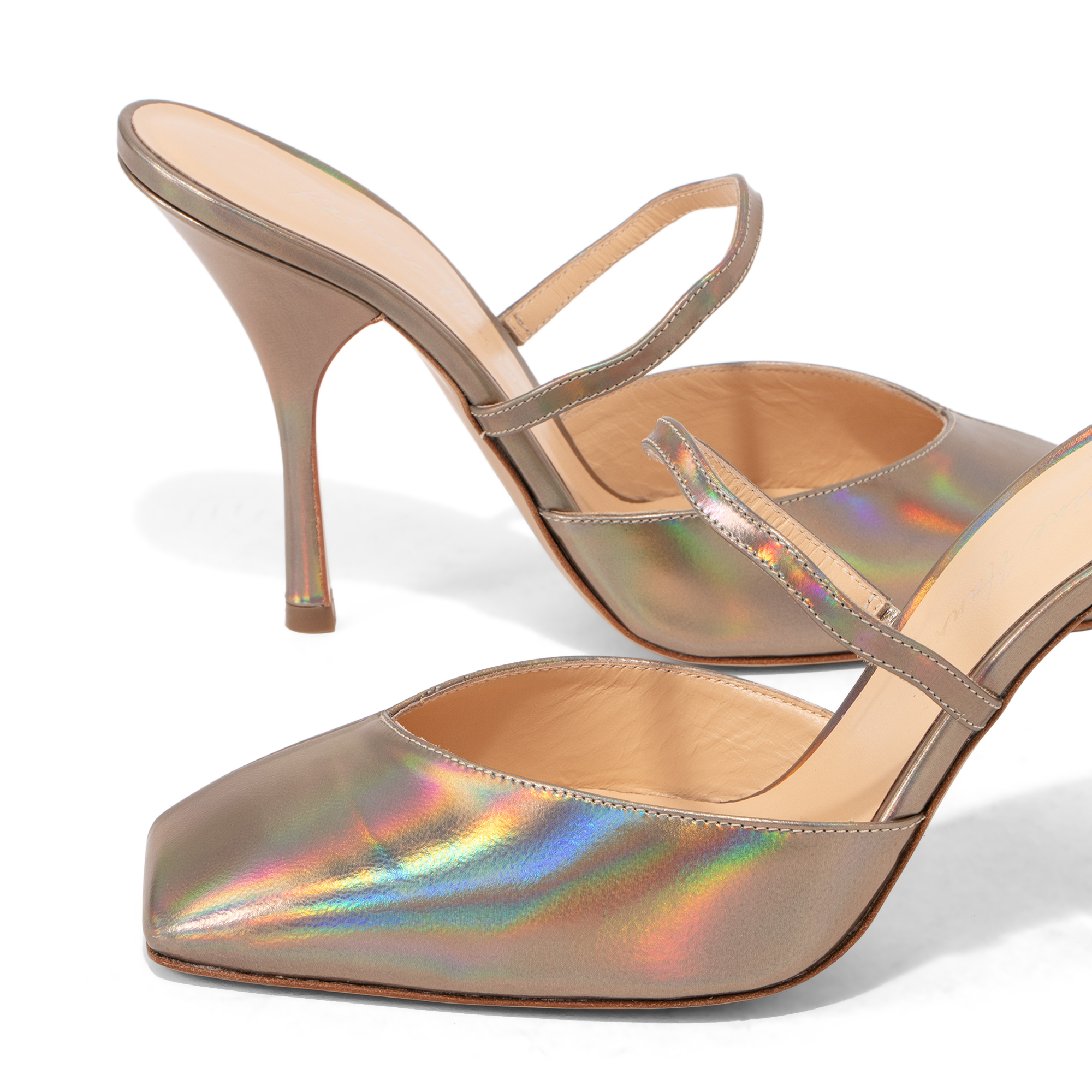 

Tiana mules, Beige