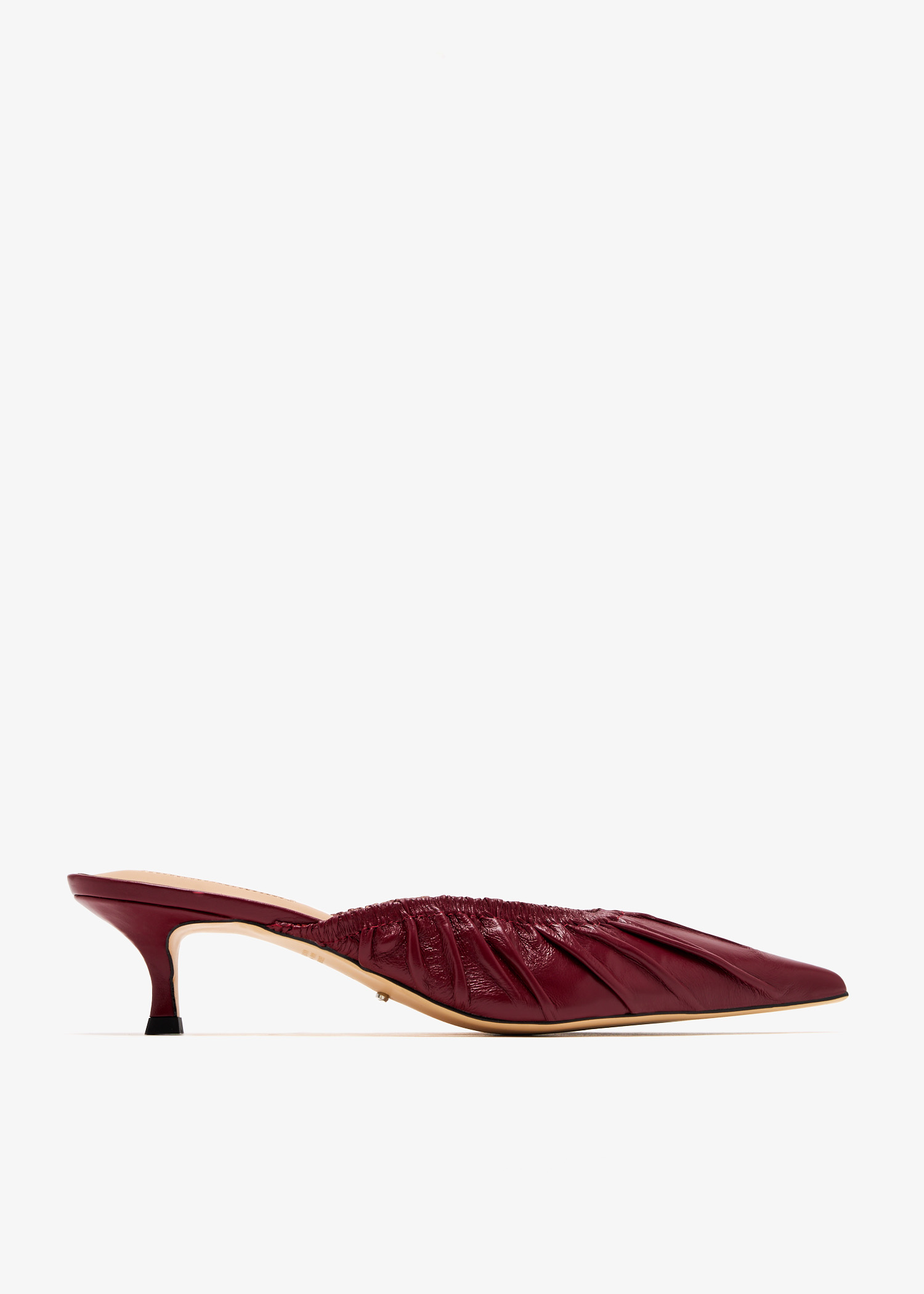 

Kitana mules, Burgundy
