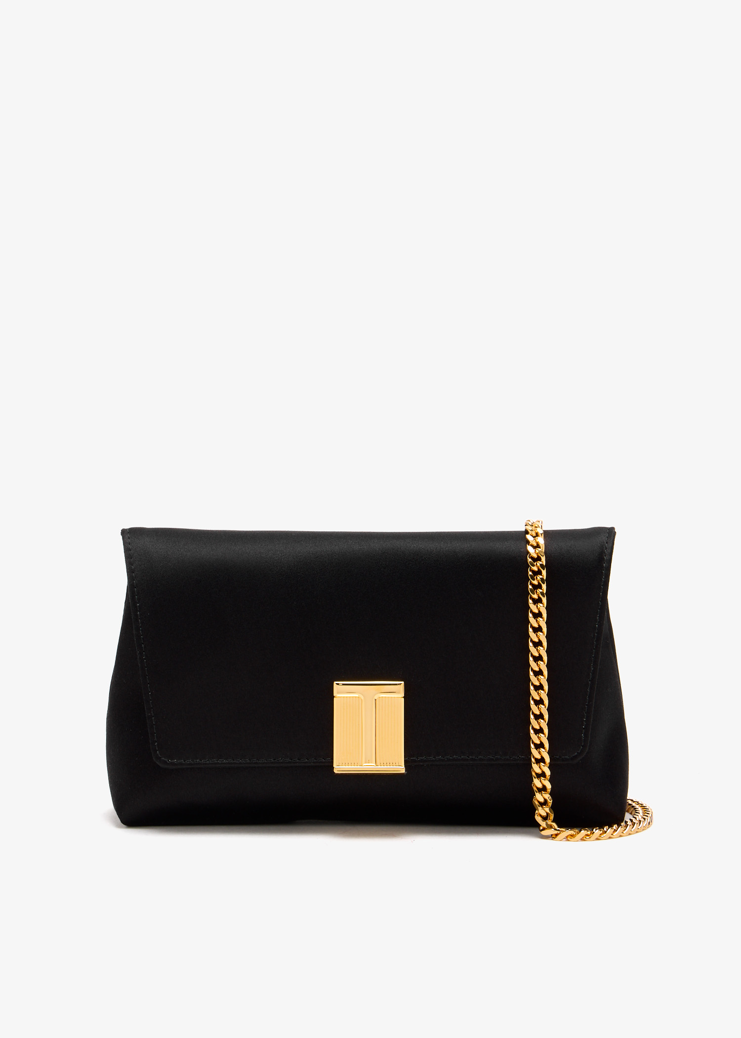 

Mini satin bag, Black