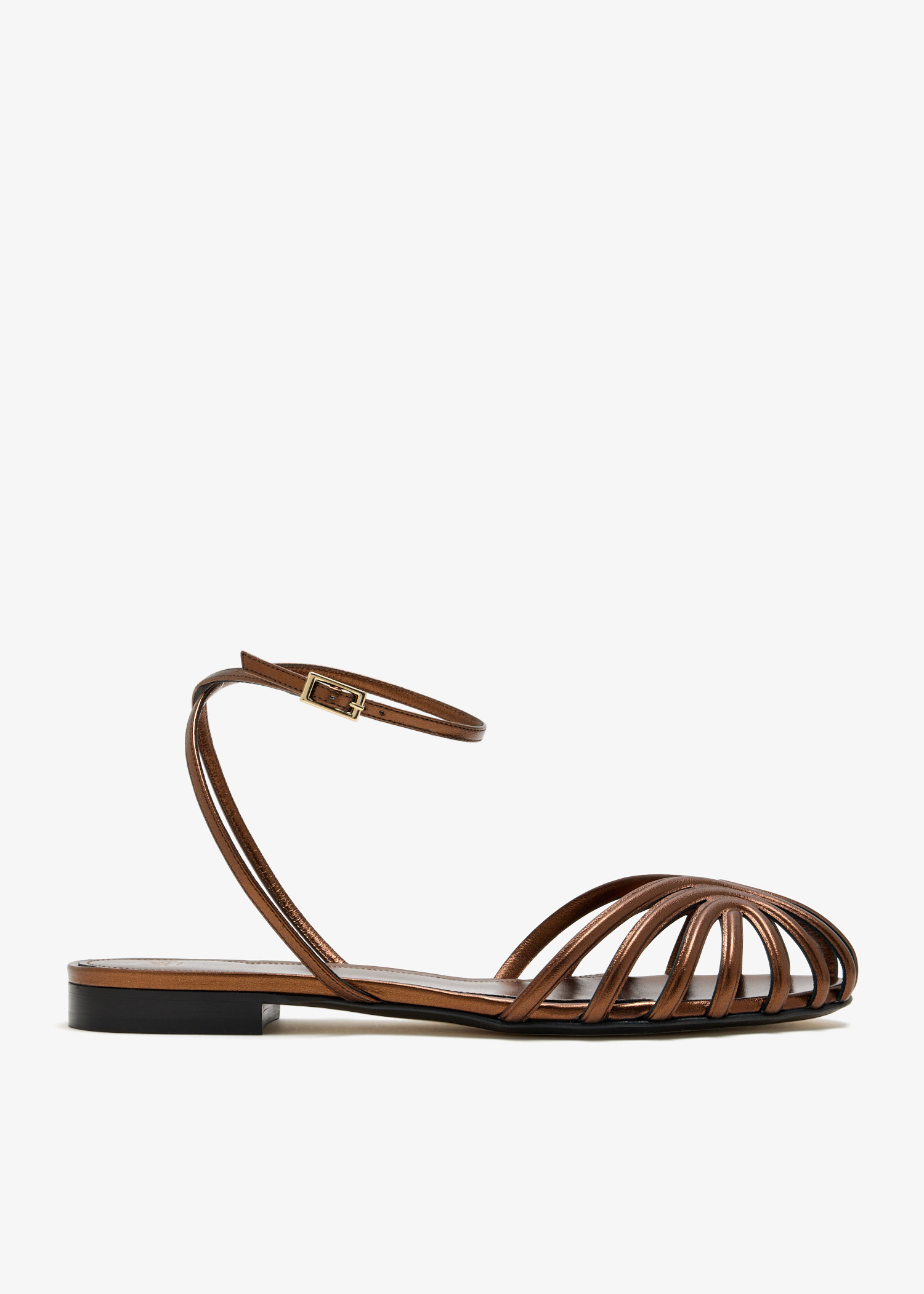 

Aura flat sandals, Bronze