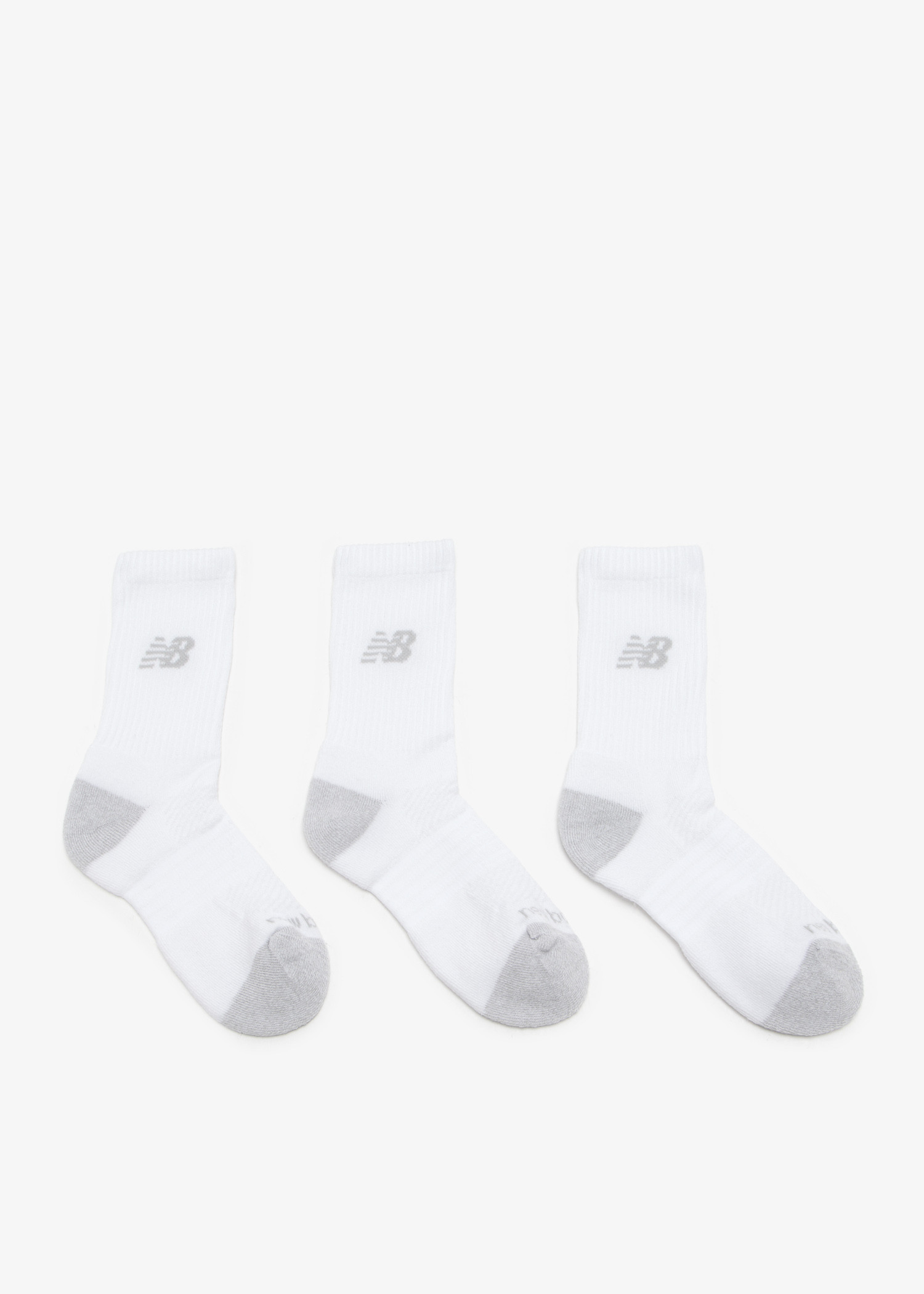 

Youth Active crew socks, White