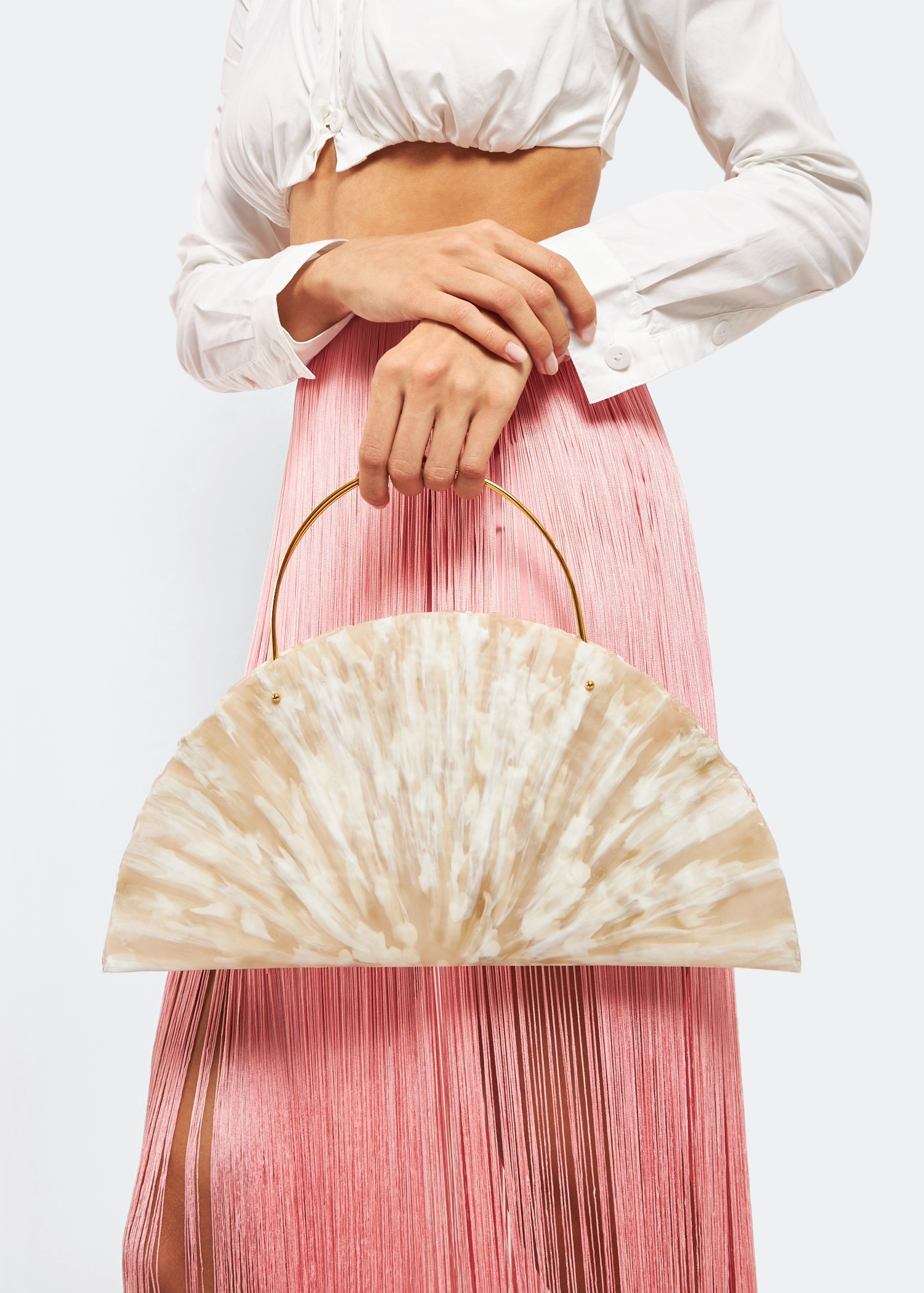 

Le Soleil Couchant bag, White