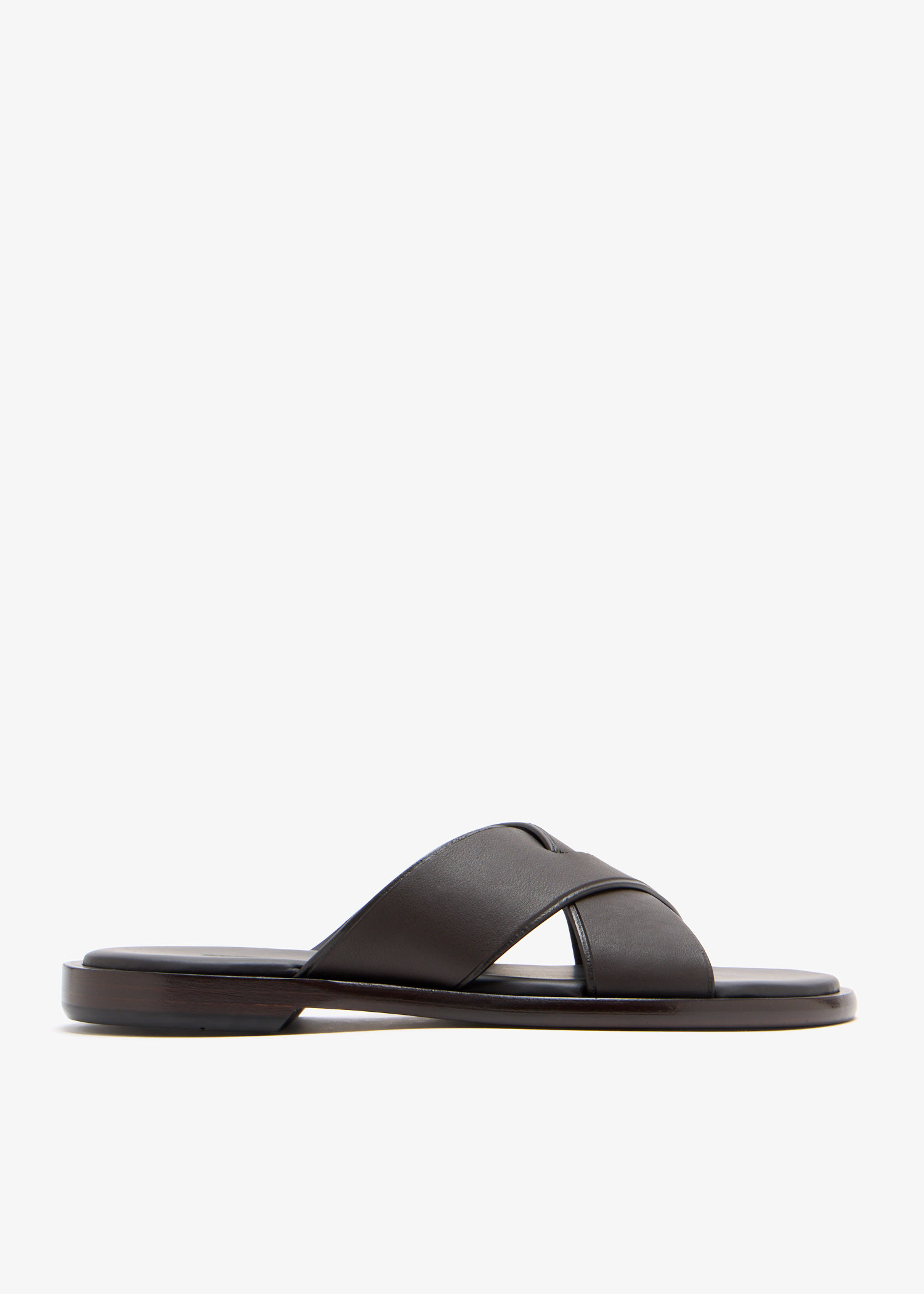 

Leather sandals, Brown