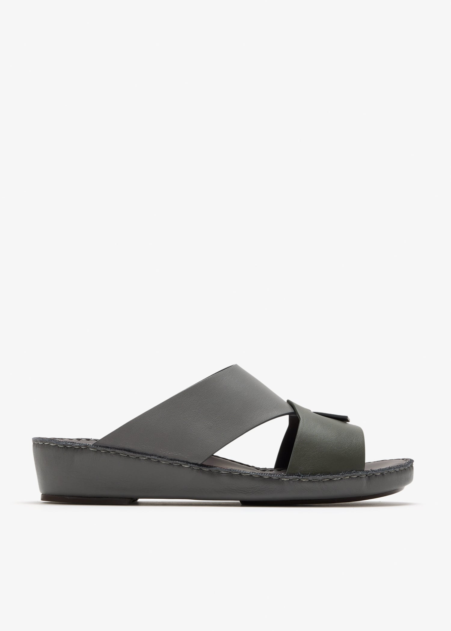 

Piega Cucire Duo sandals, Khaki