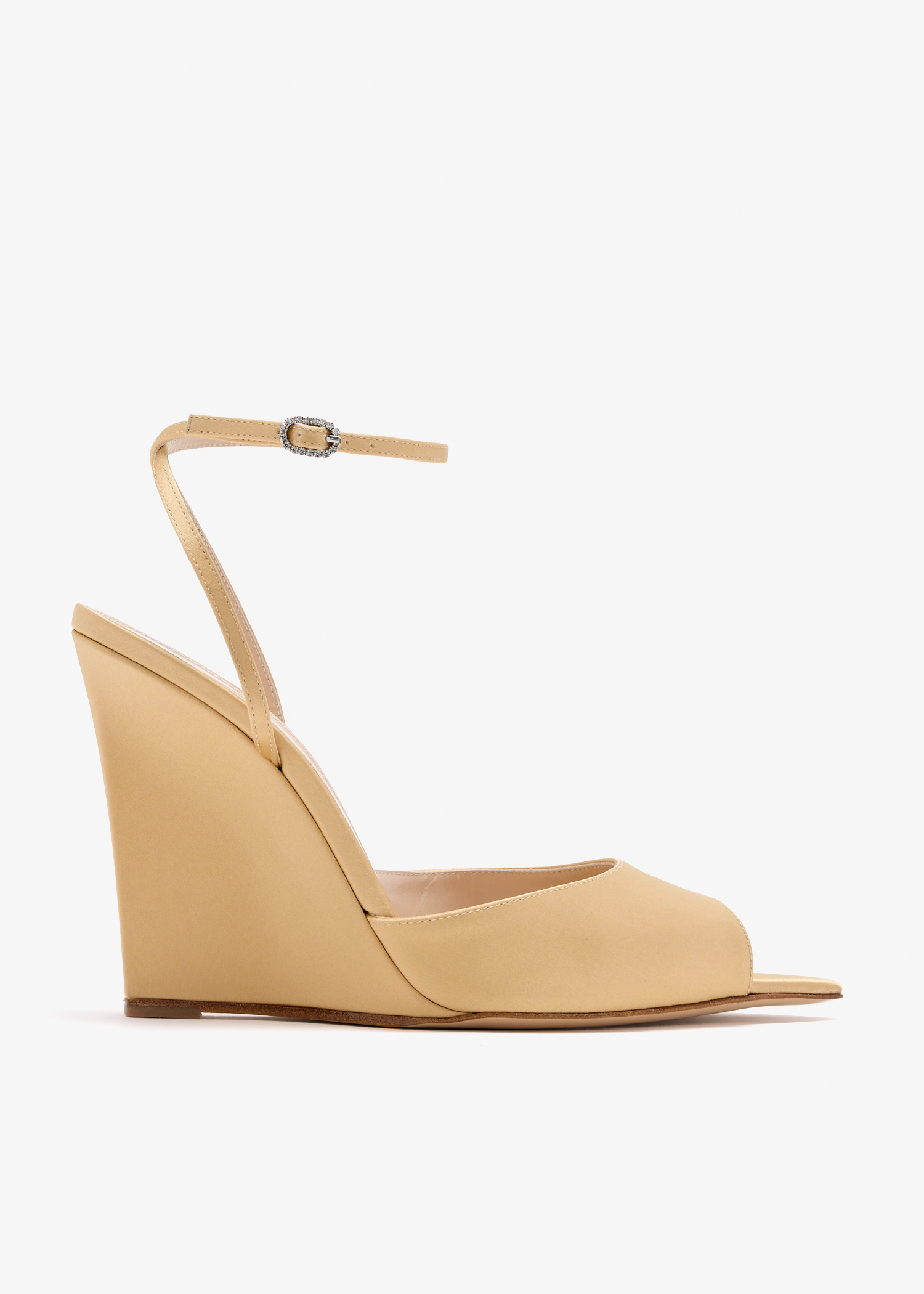 

Loulou 105 wedge sandals, Gold