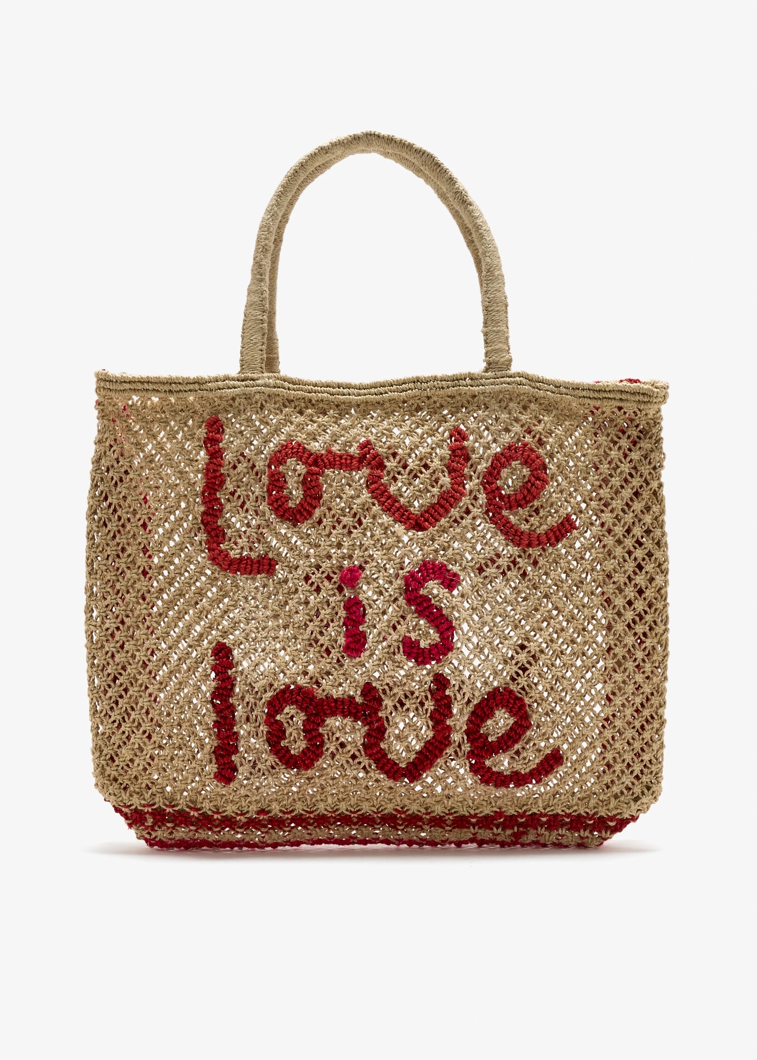 

Love is Love tote bag, Beige