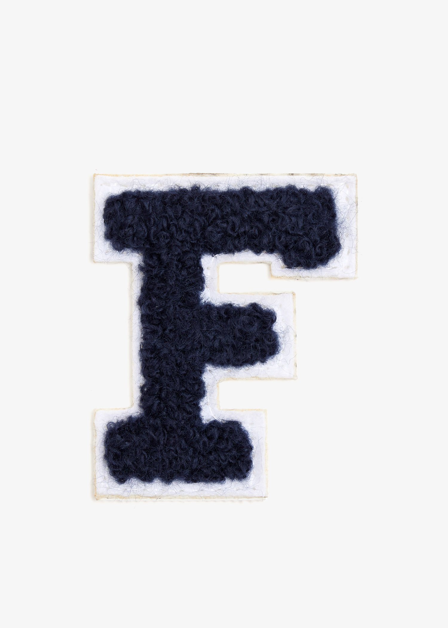 

2" Chenille Varsity Letter 'F' patch, Navy