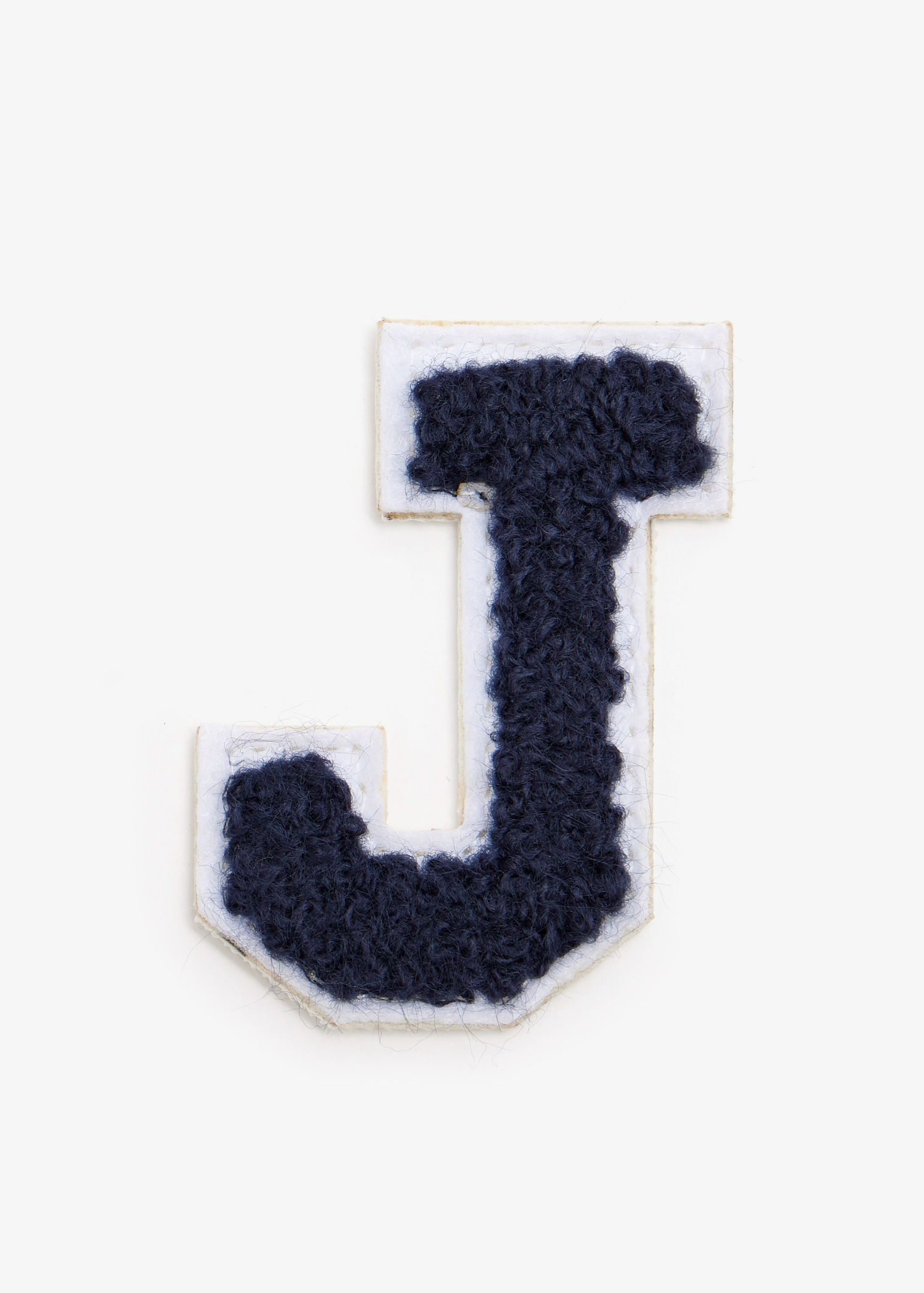 

2" Chenille Varsity Letter 'J' patch, Navy