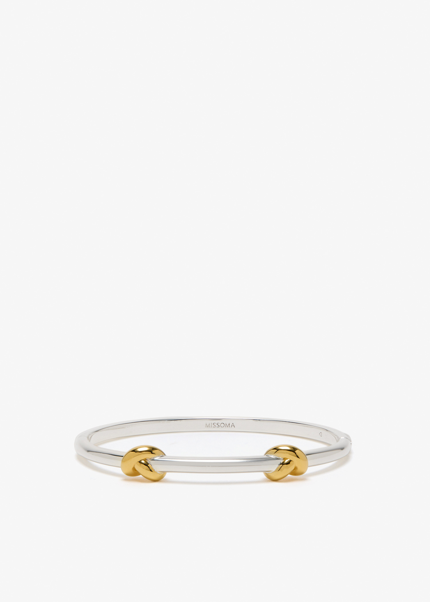 

x Lucy Williams Knot hinged bangle, Silver