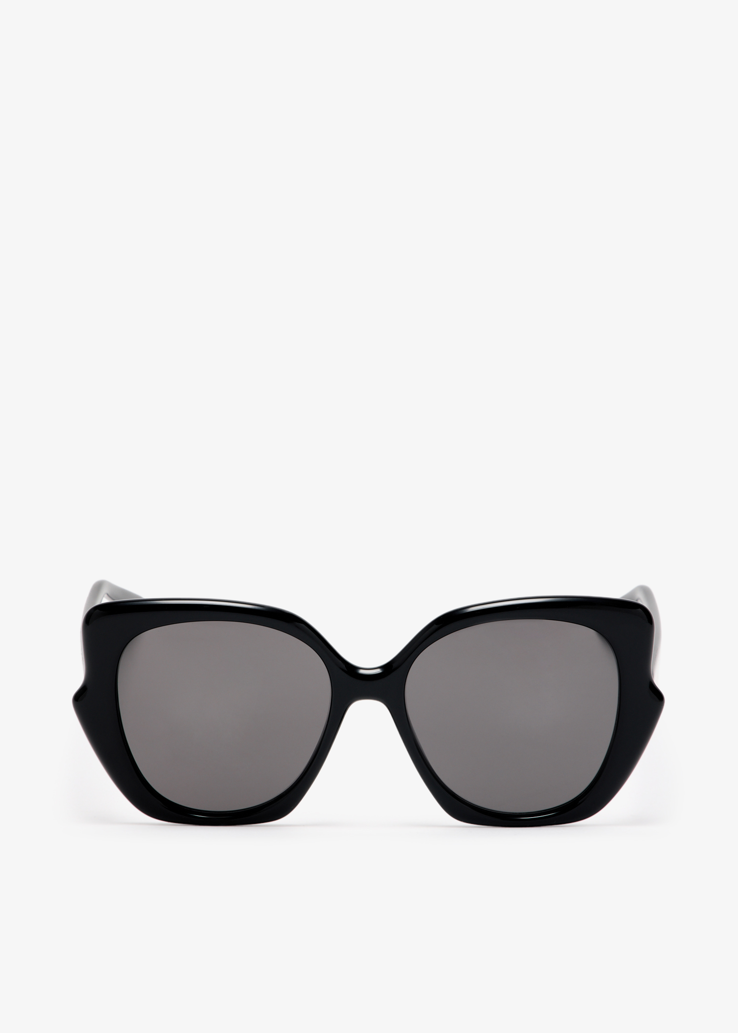 

Slim cat eye sunglasses, Black
