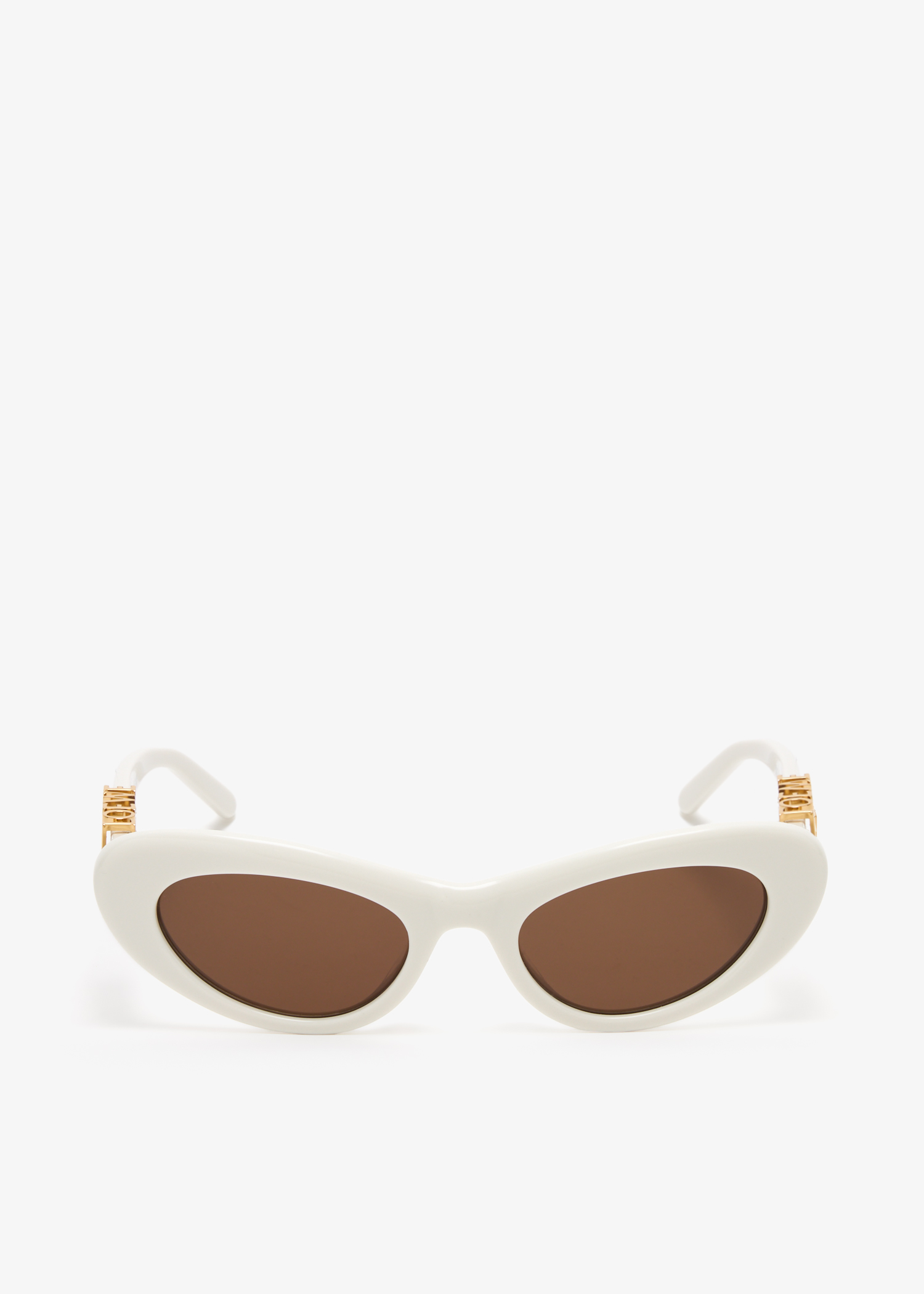 

Slim Oval sunglasses, White