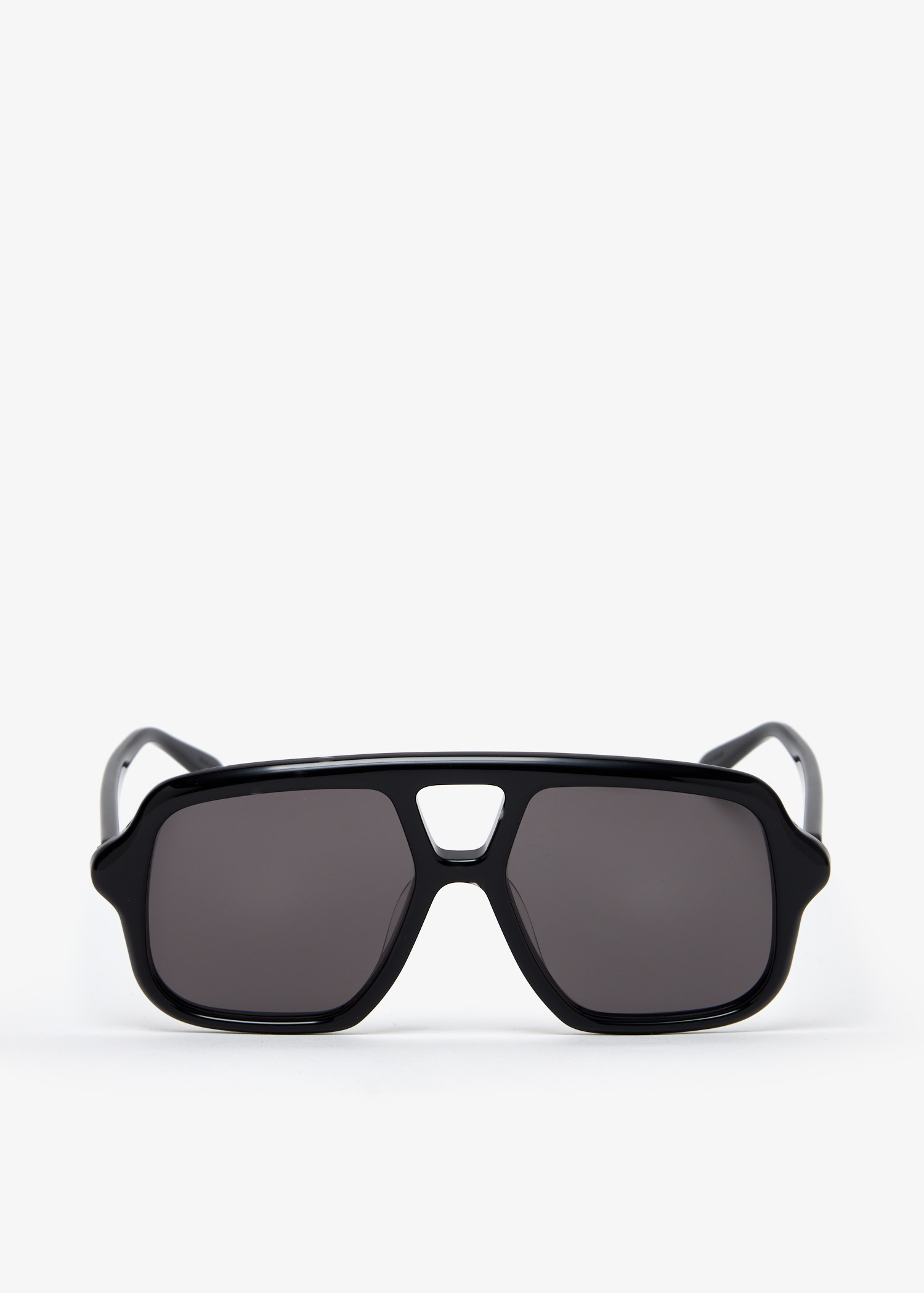 

Slim aviator sunglasses, Black