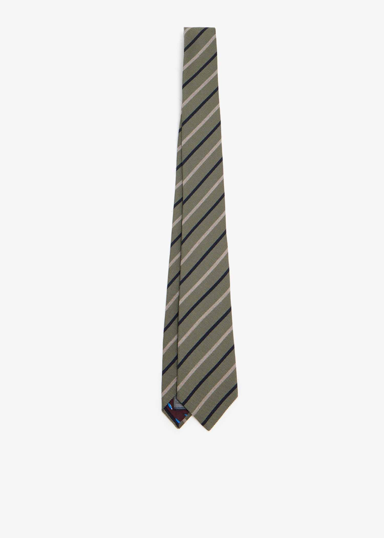 

Stripe tie, Khaki