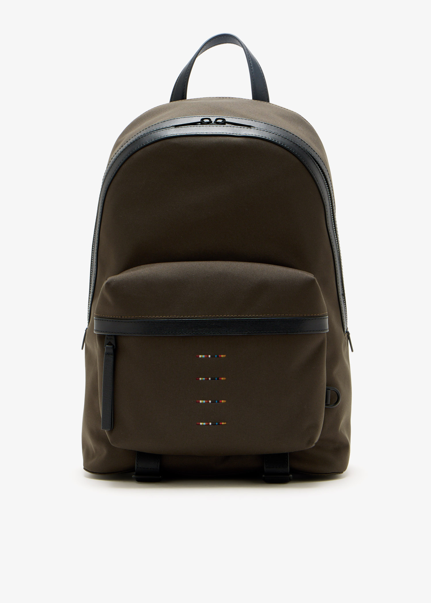 

Signature Stripe backpack, Khaki