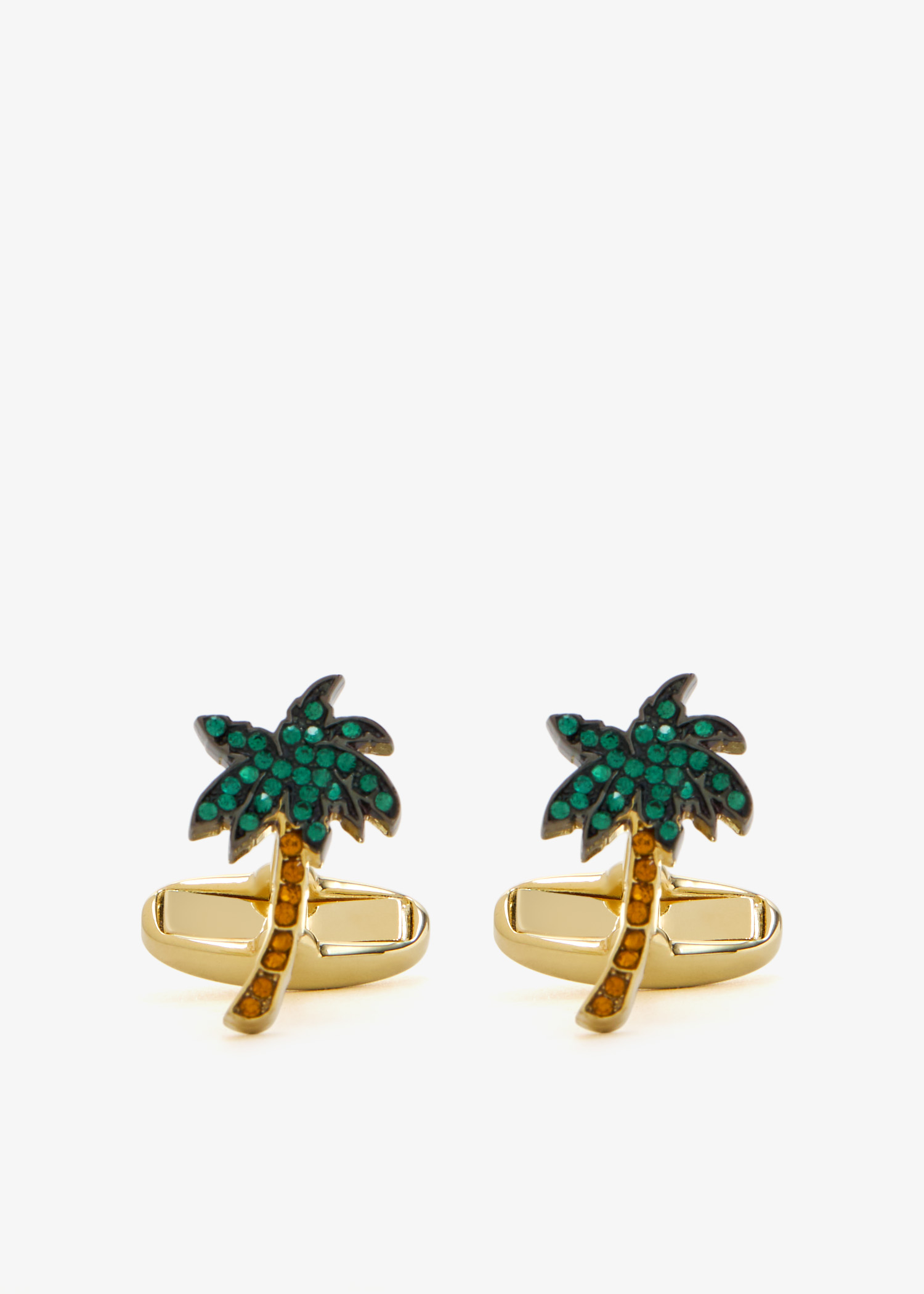 

Palm Tree cufflinks, Gold