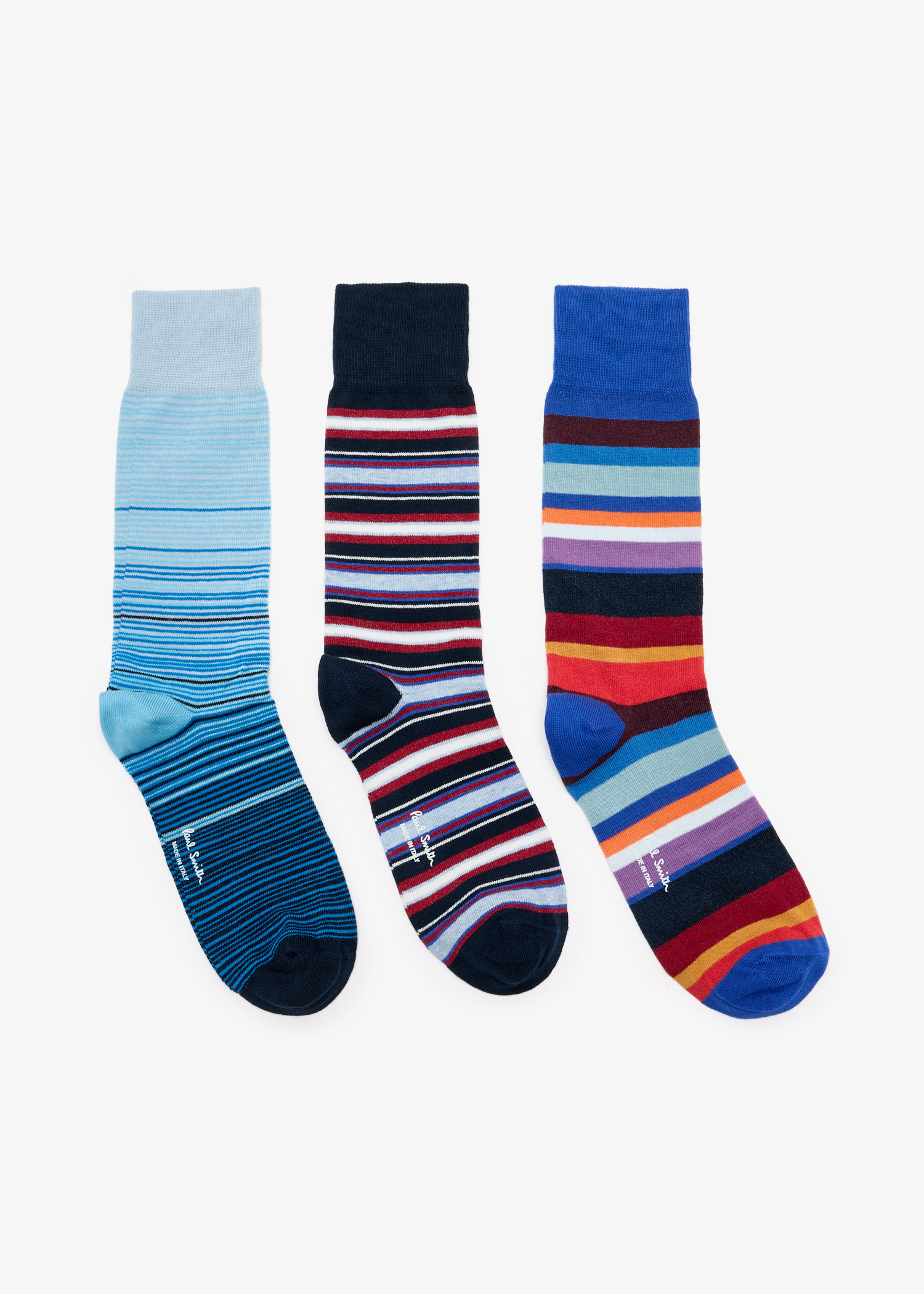 

Mixed Stripe Cracker socks, Multicolored