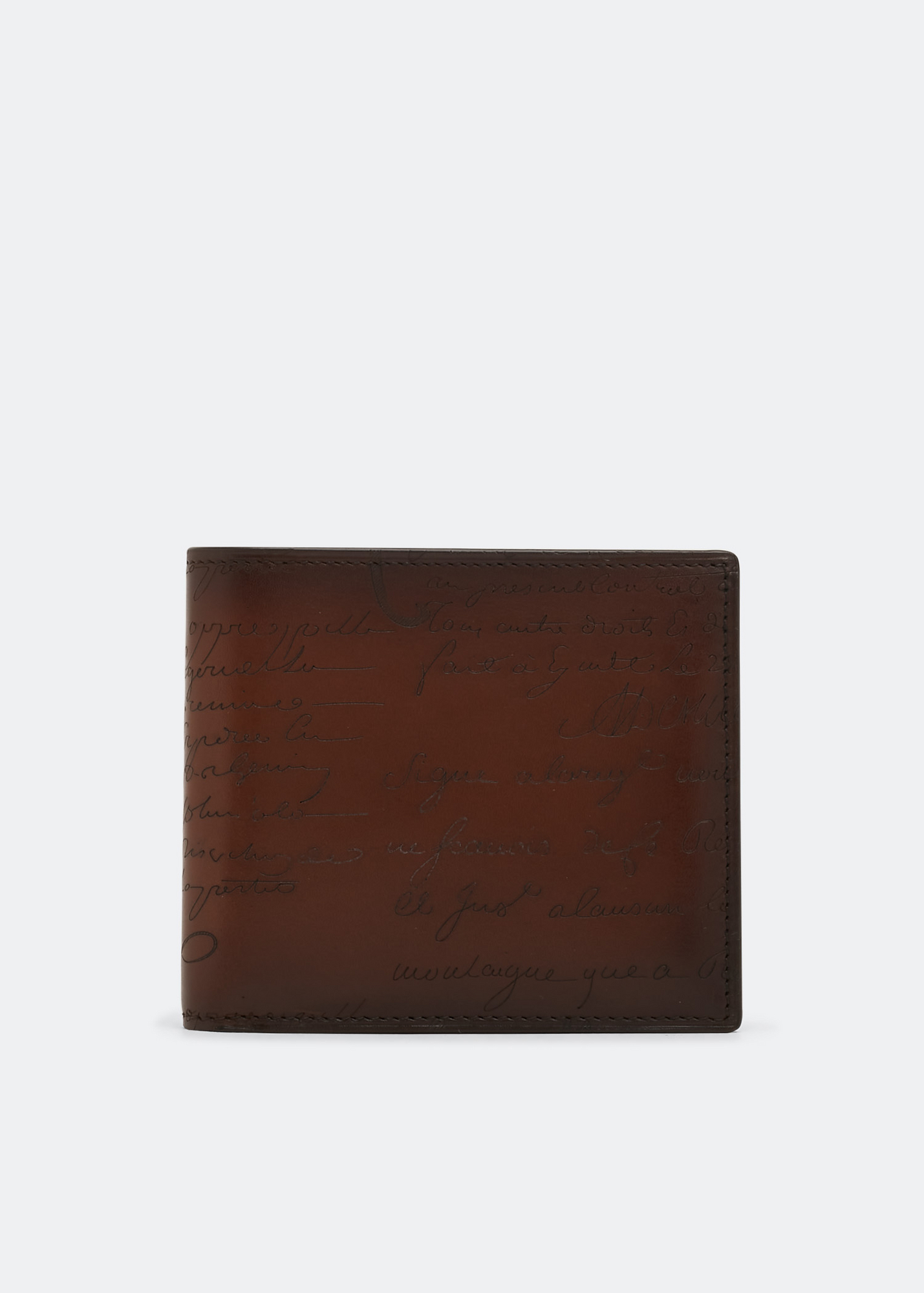 

Makore Scritto leather wallet, Brown