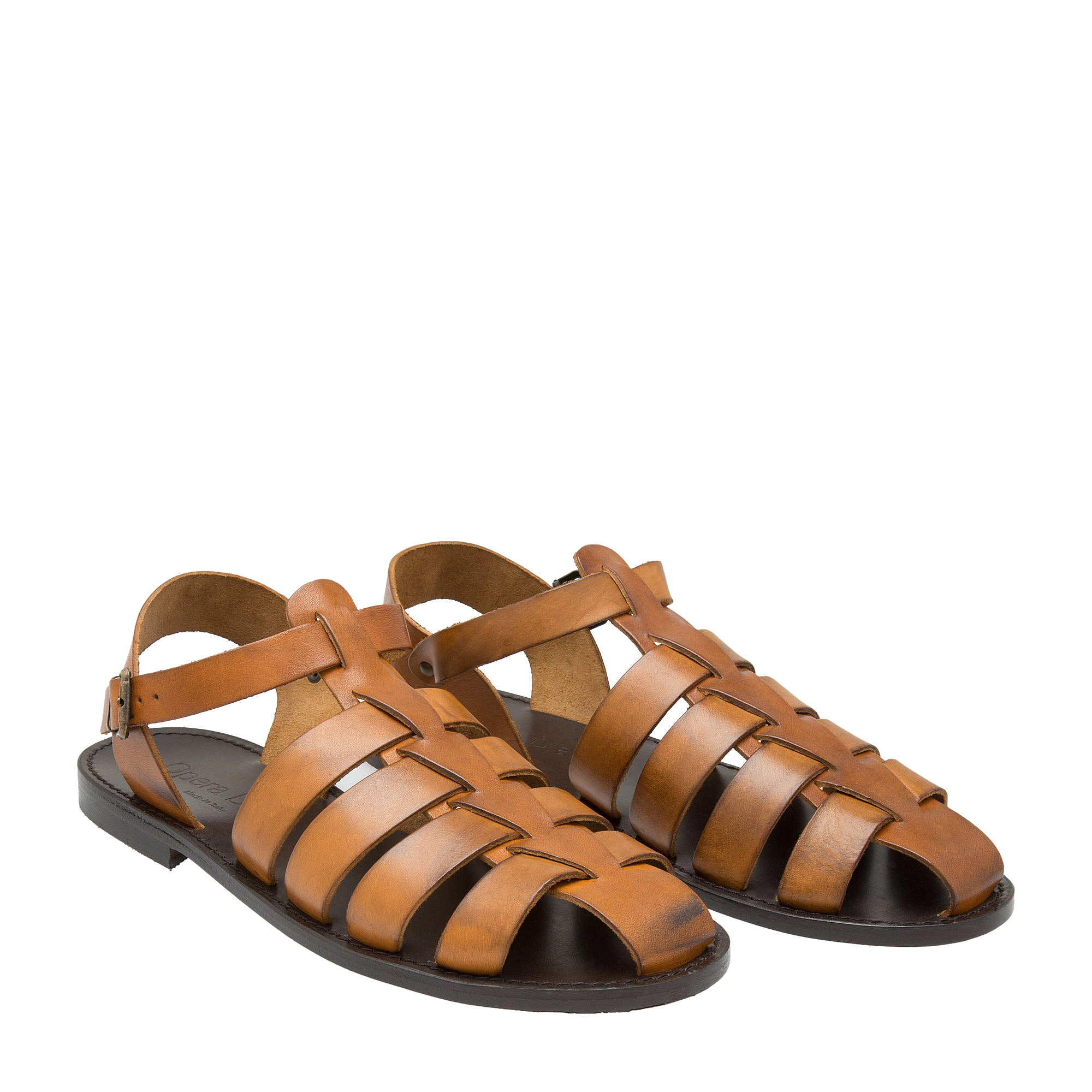 

Leather sandals, Brown