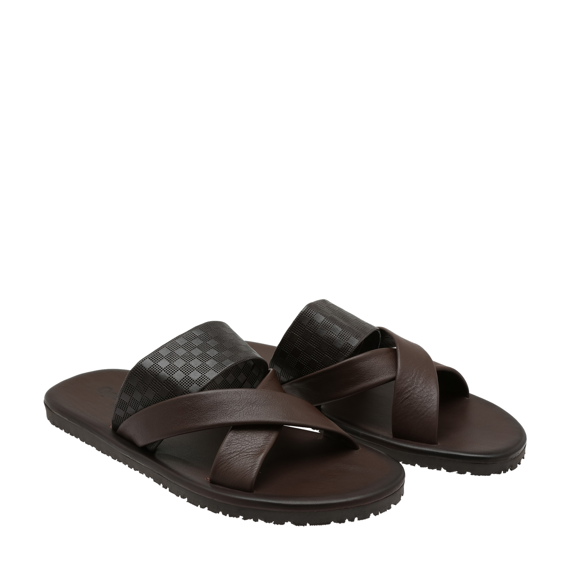 

Leather sandals, Brown
