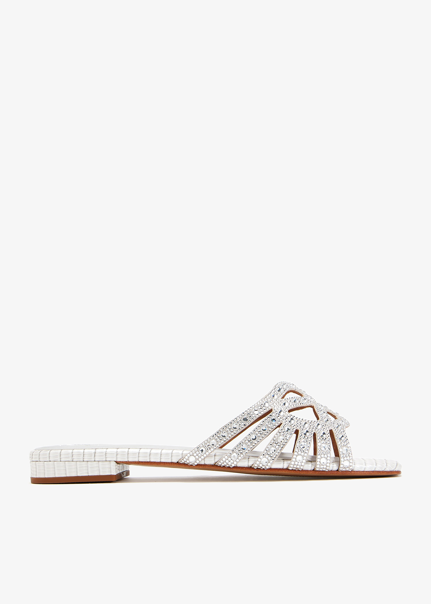 

Maddalena slide sandals, Silver