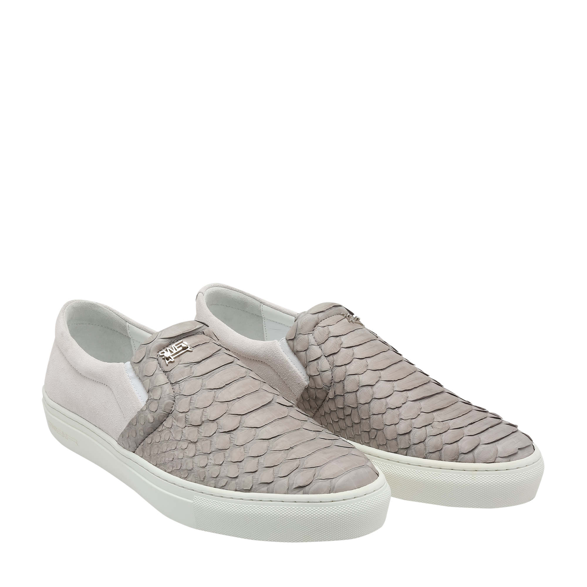 

Maddox leather sneakers, Grey