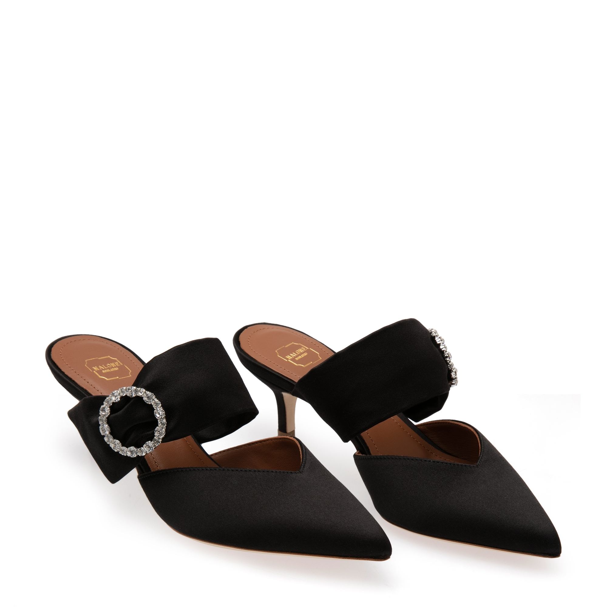 

Maite Crystal mules, Black