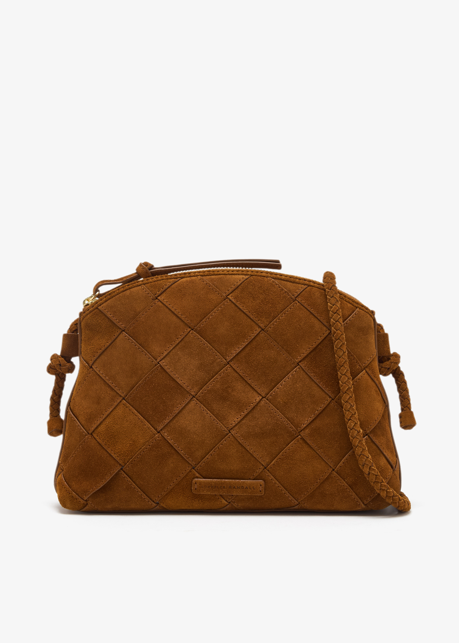 

Mallory woven crossbody bag, Brown