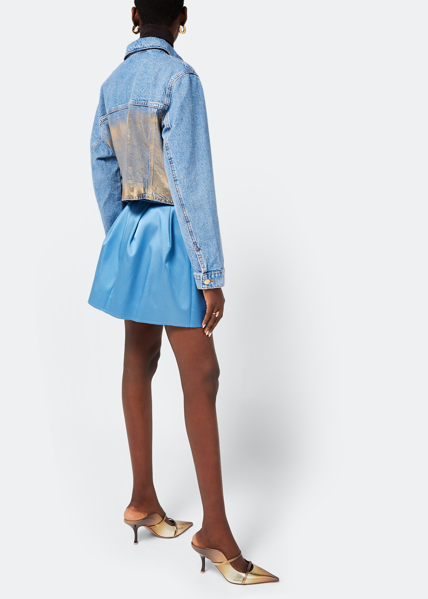 

Mamie 70 mules, Metallic