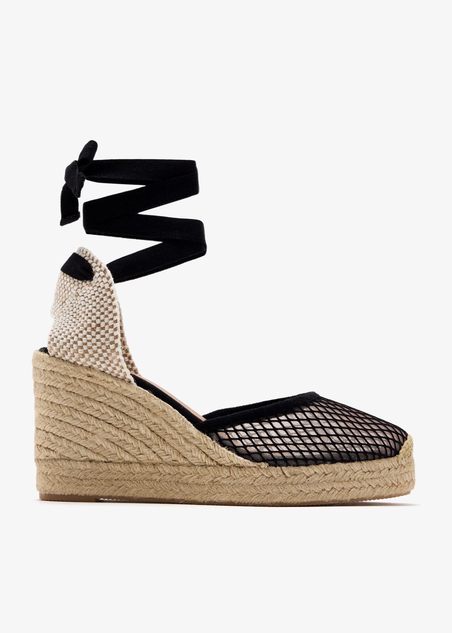 

Maria wedge espadrilles, Black
