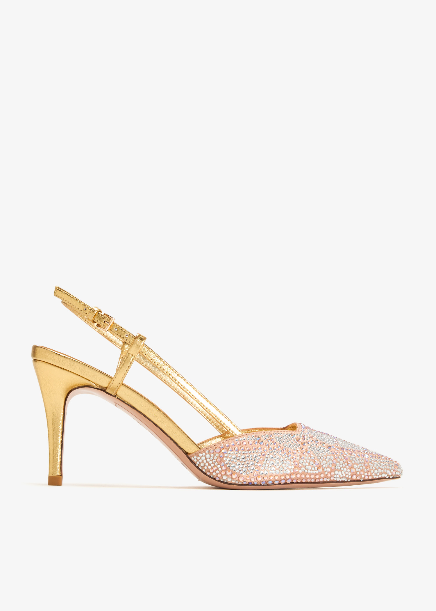

Marinus slingback pumps, Gold