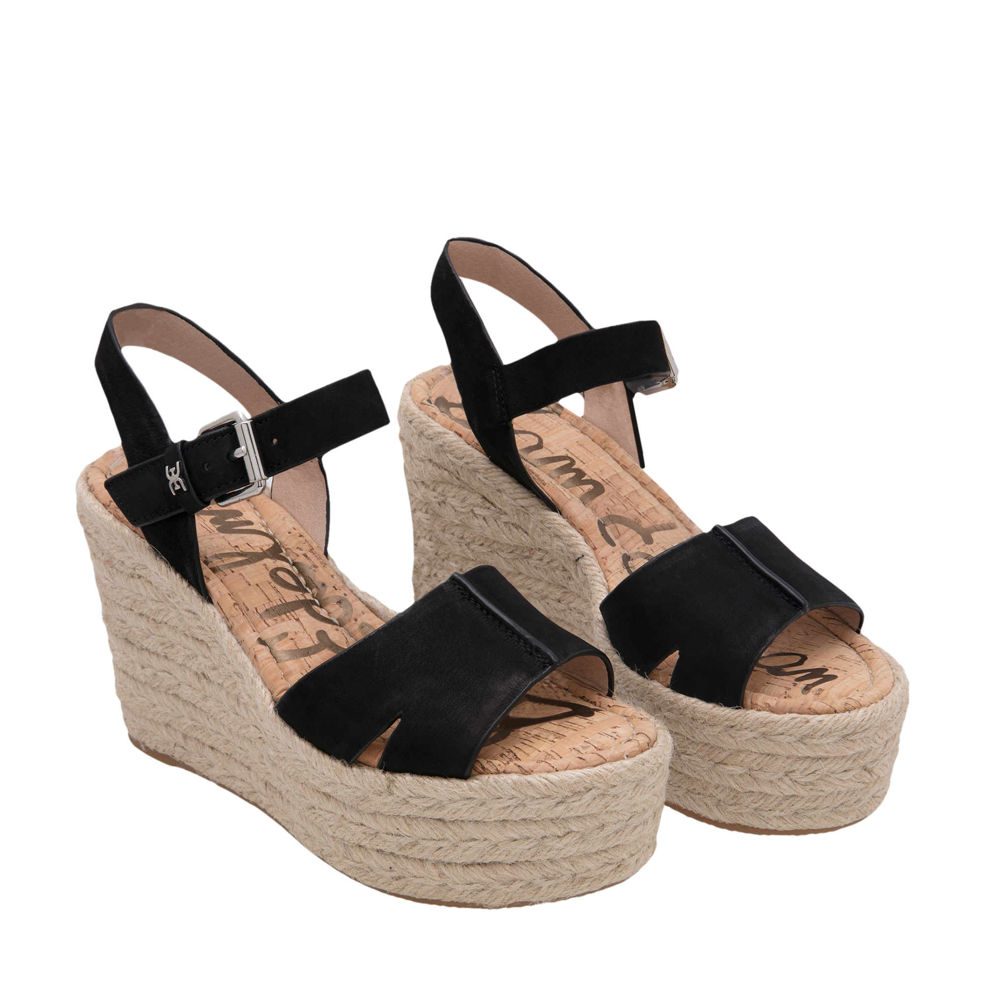 

Maura wedge platform sandals, Black