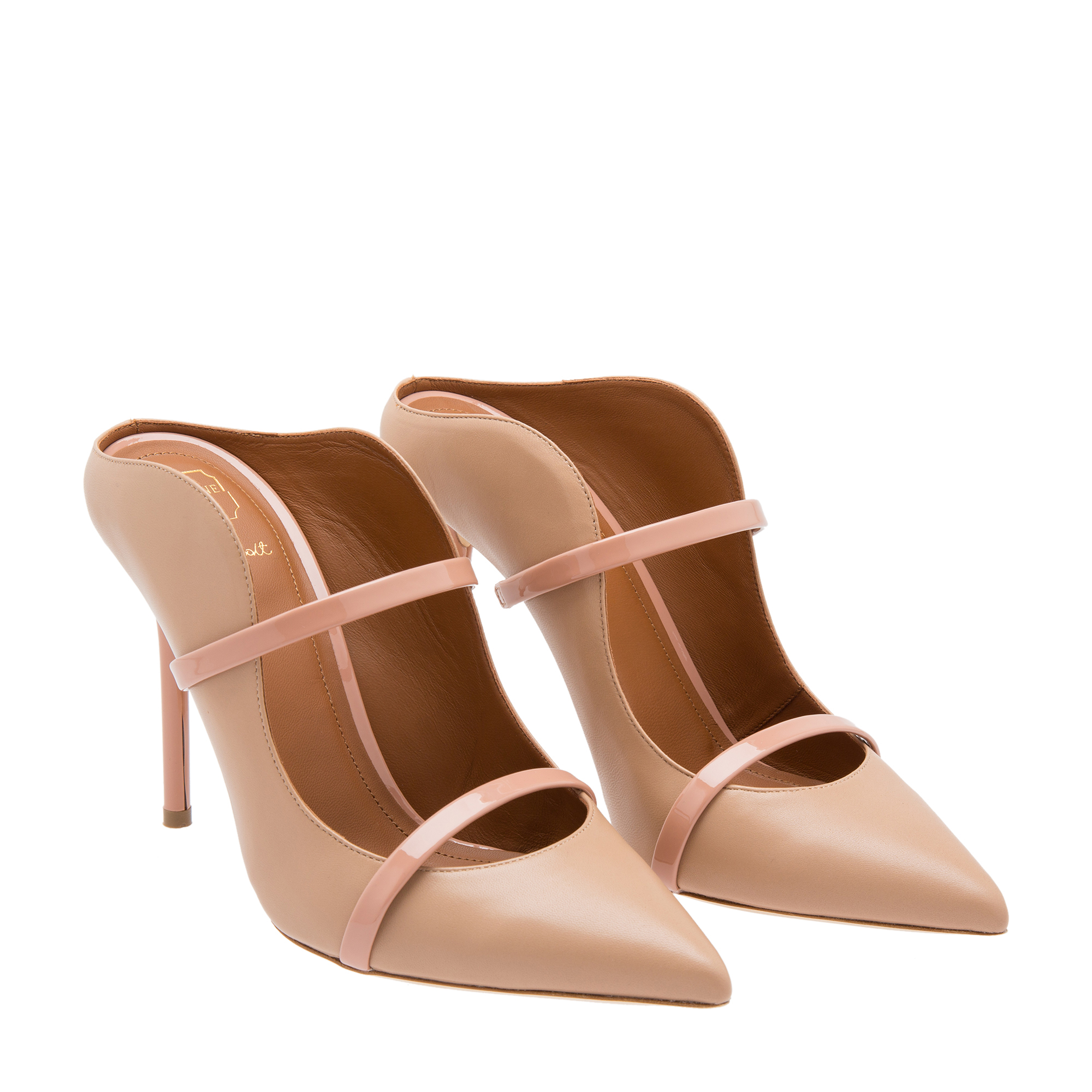 

Maureen leather mules, Beige