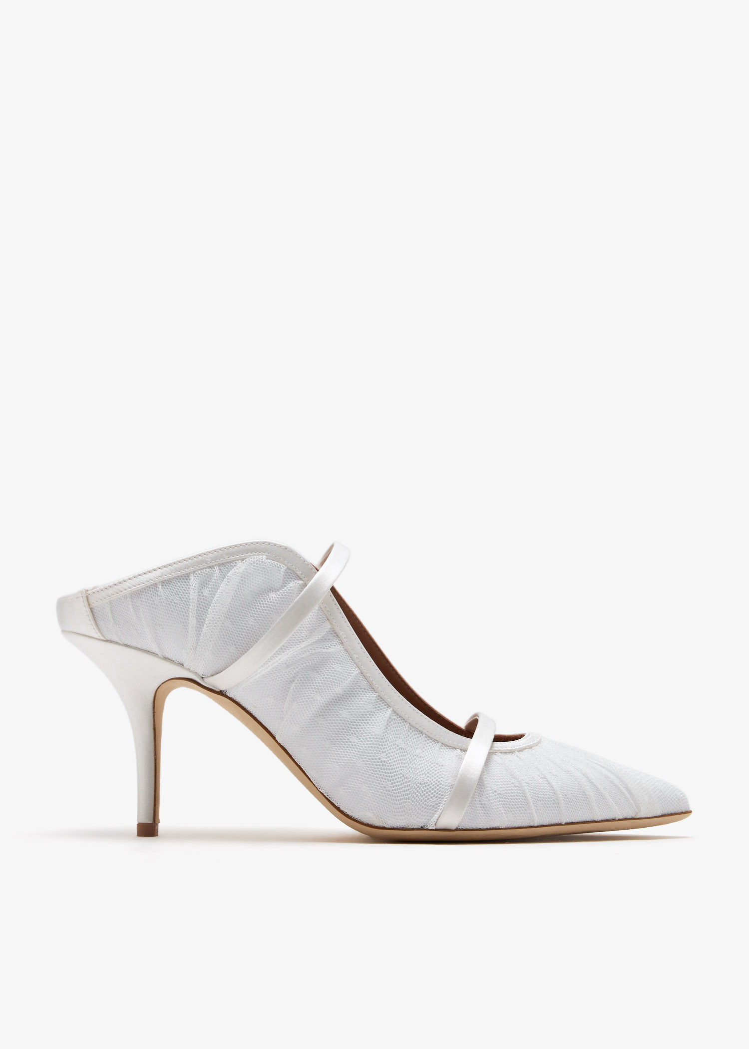 

Maureen 70 mules, White