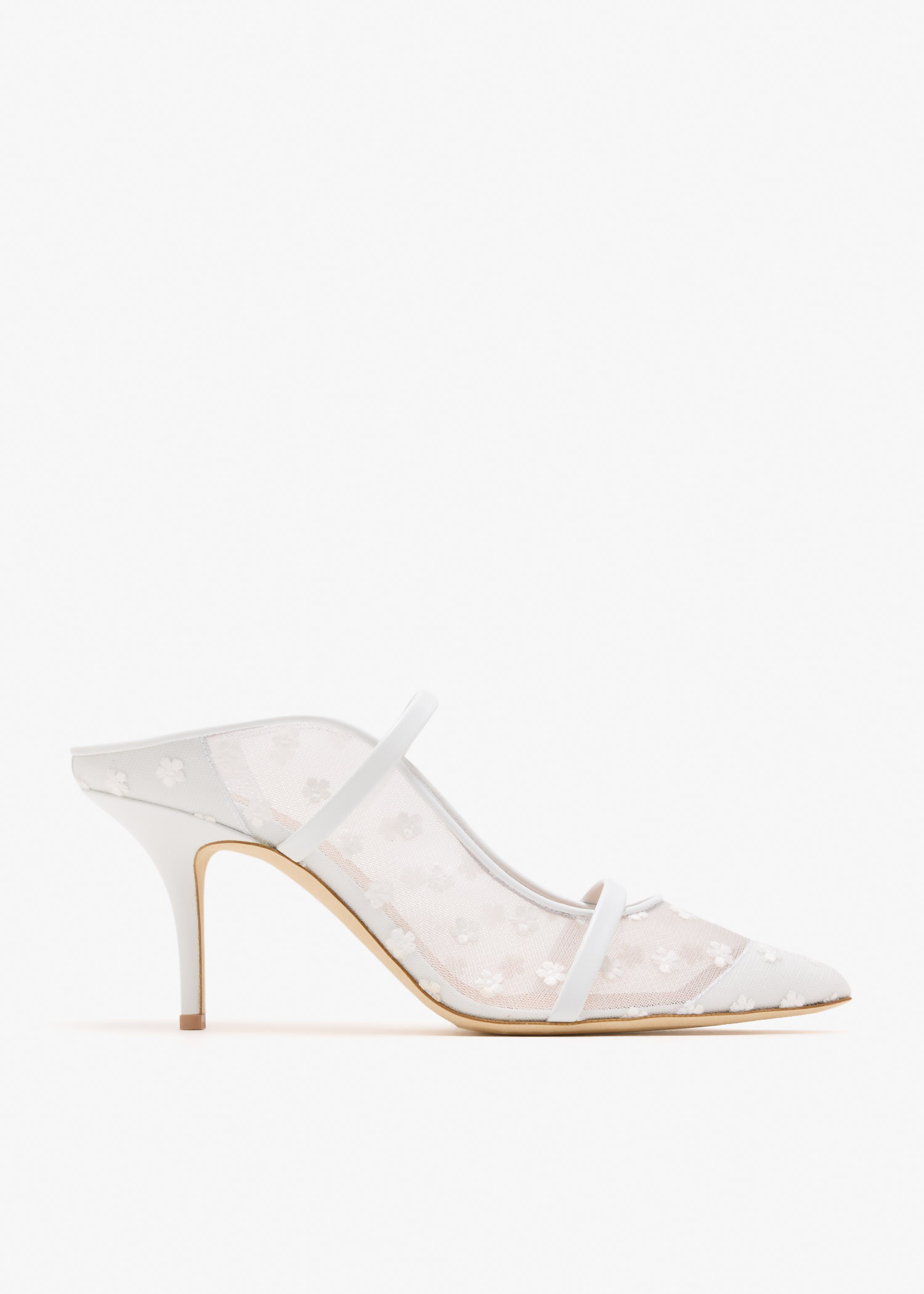 

Maureen 70 mules, White