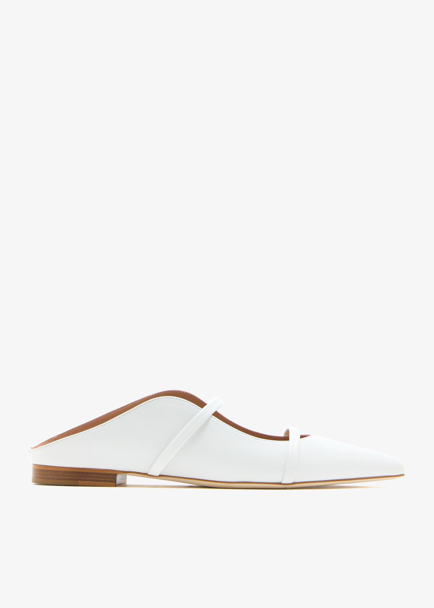 

Maureen flat mules, White