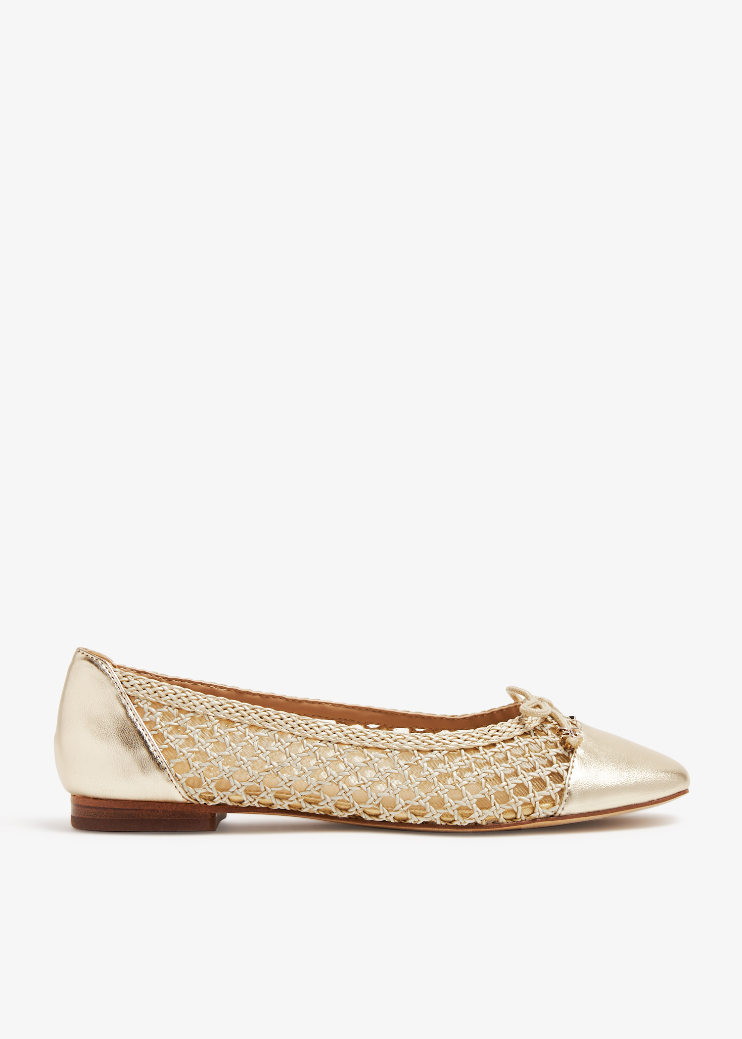 

May ballet flats, Gold