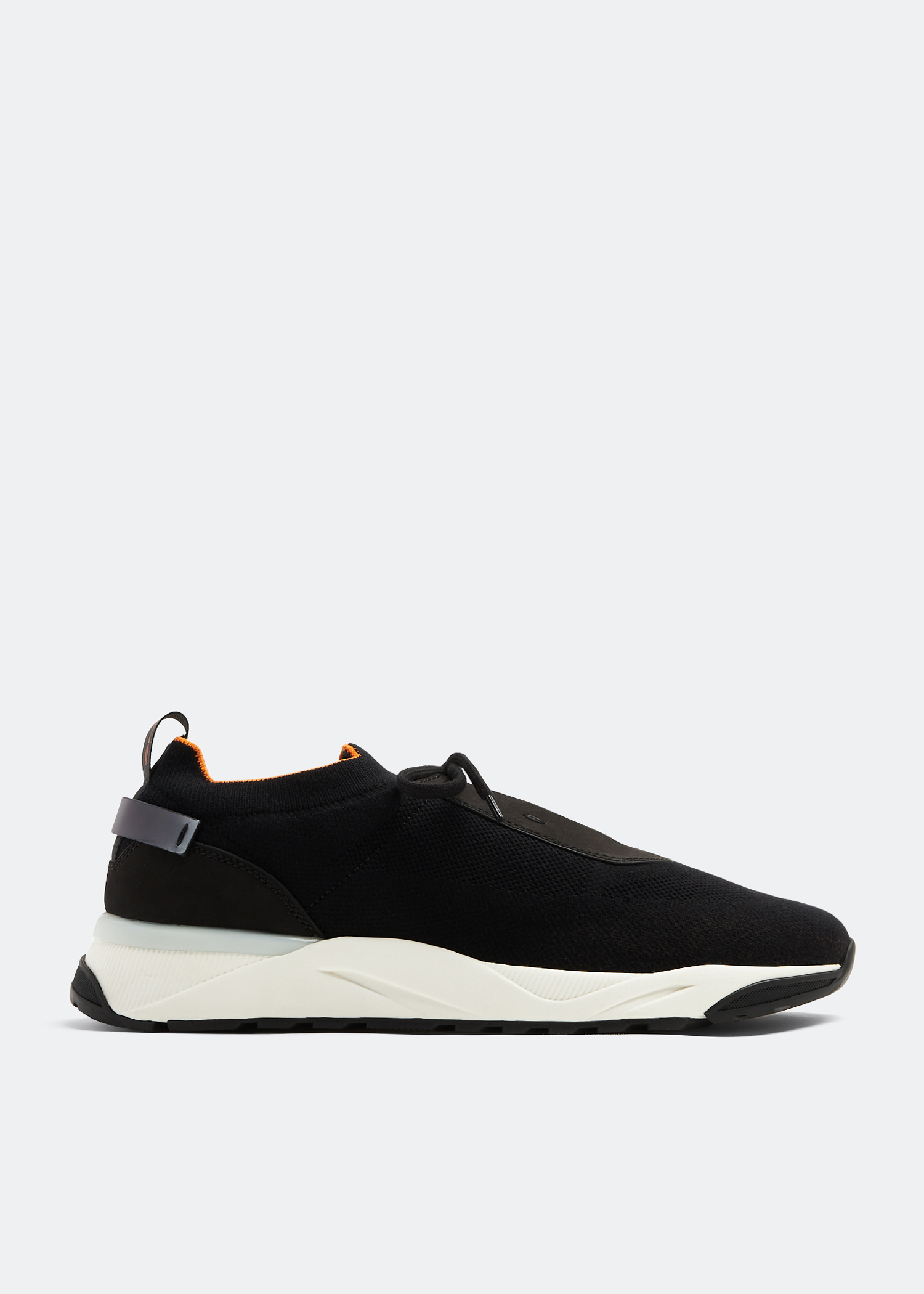

Stretch knit sneakers, Black