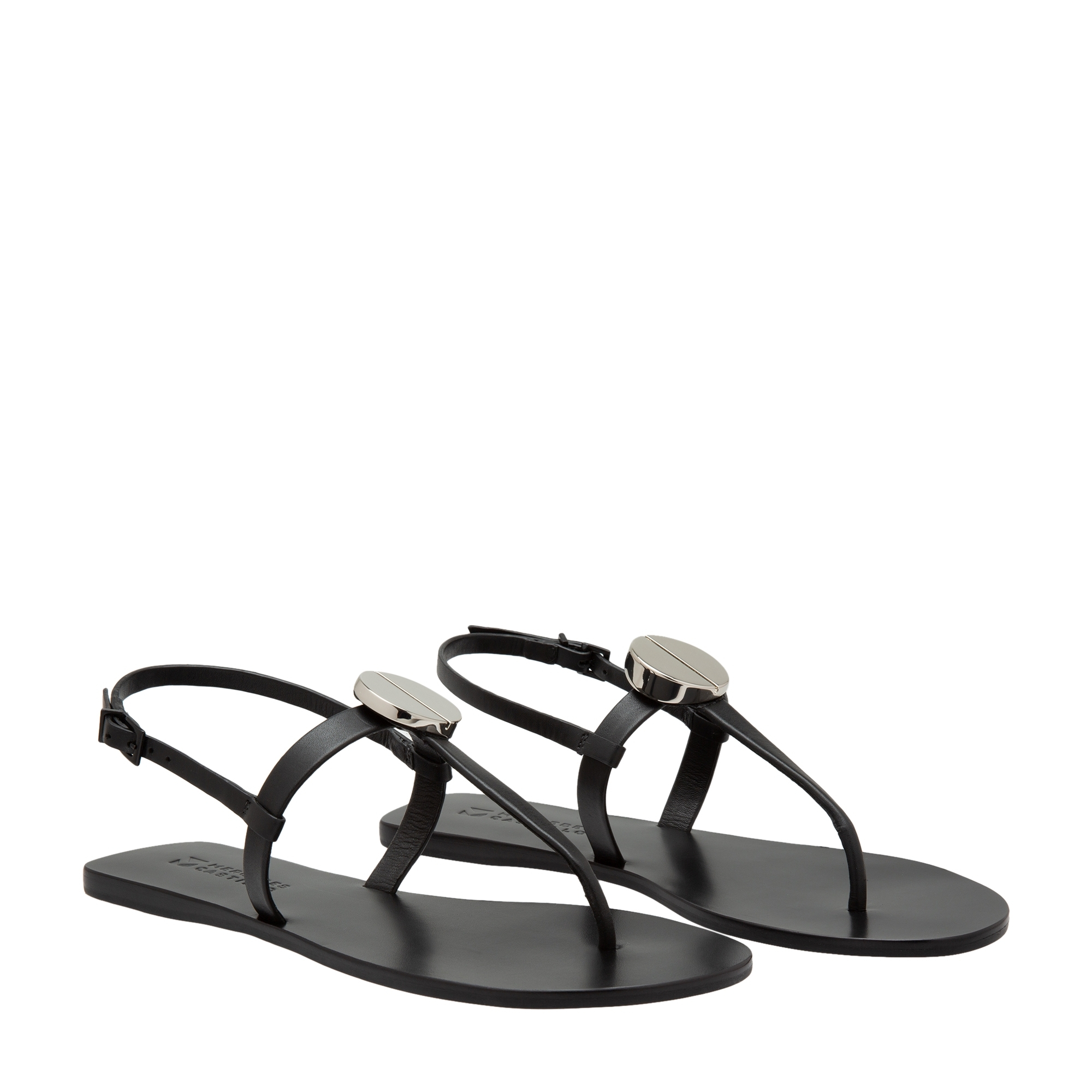 

Hollen leather sandals, Black