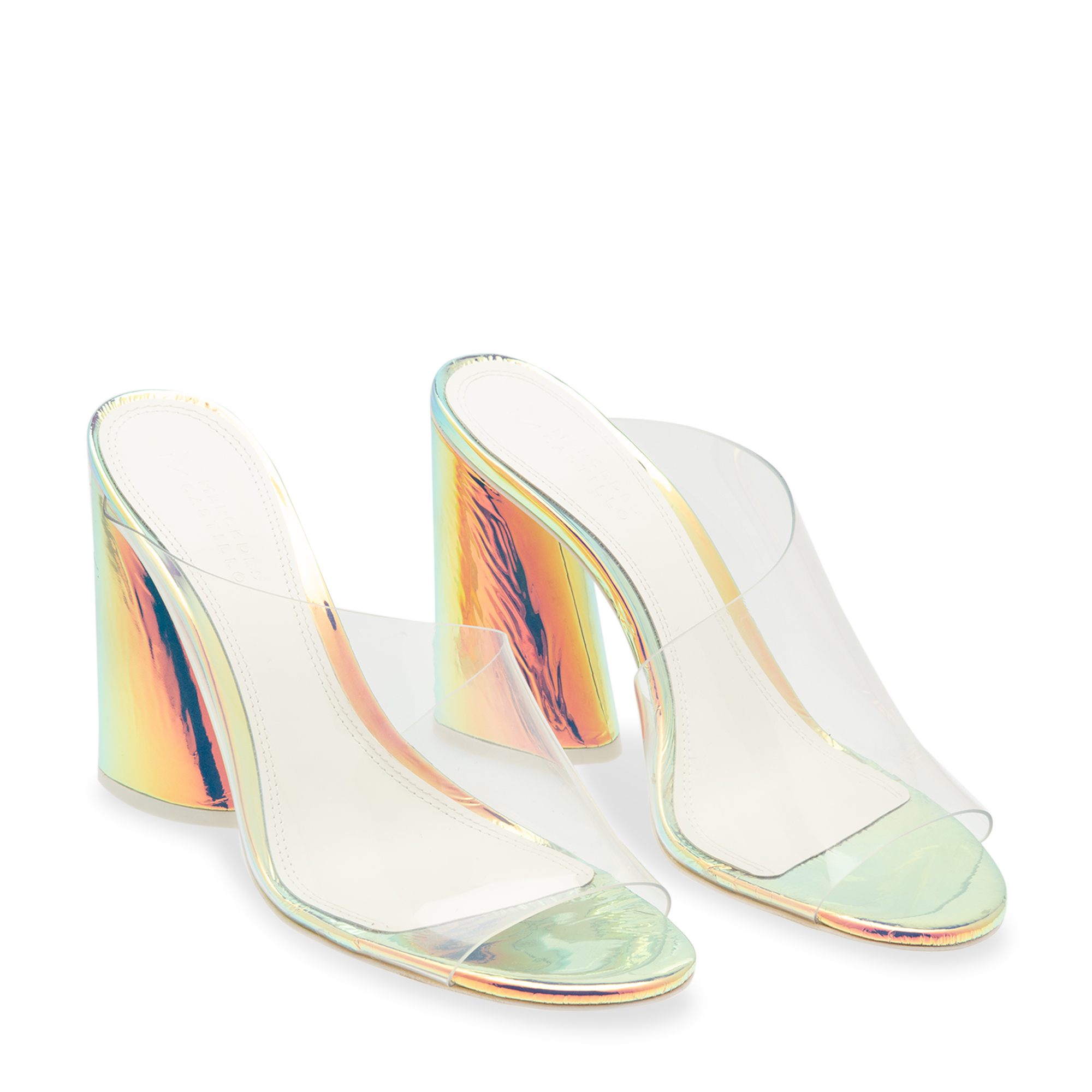

Kuri PVC mules, Neutral