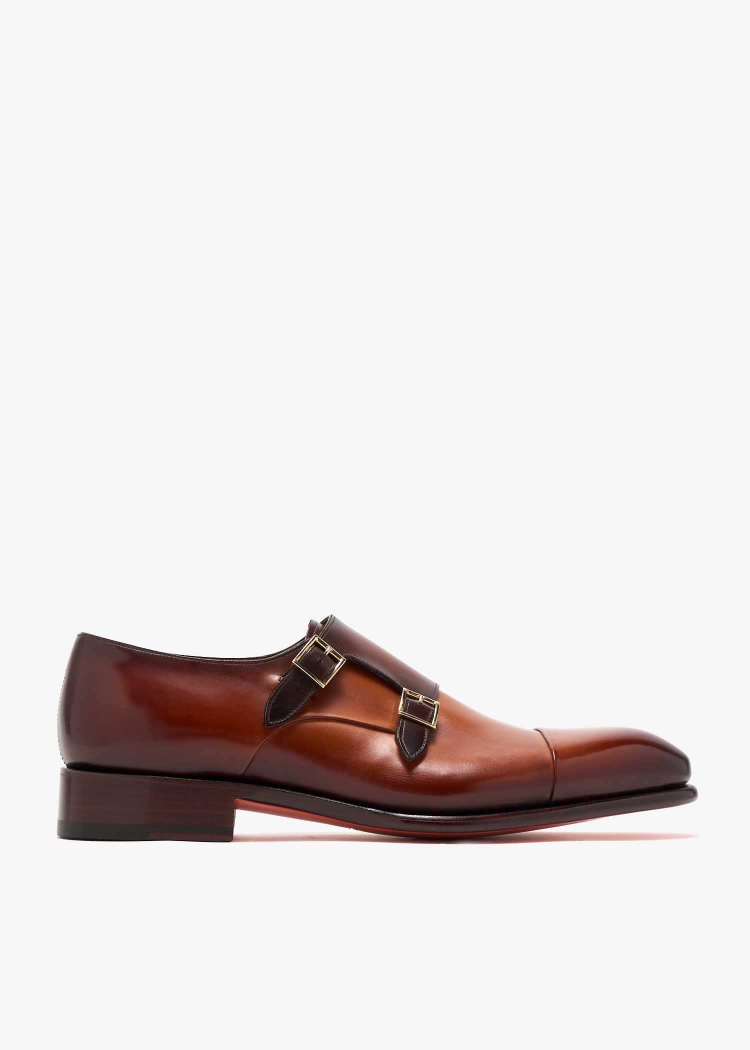

Ira monk strap shoes, Brown