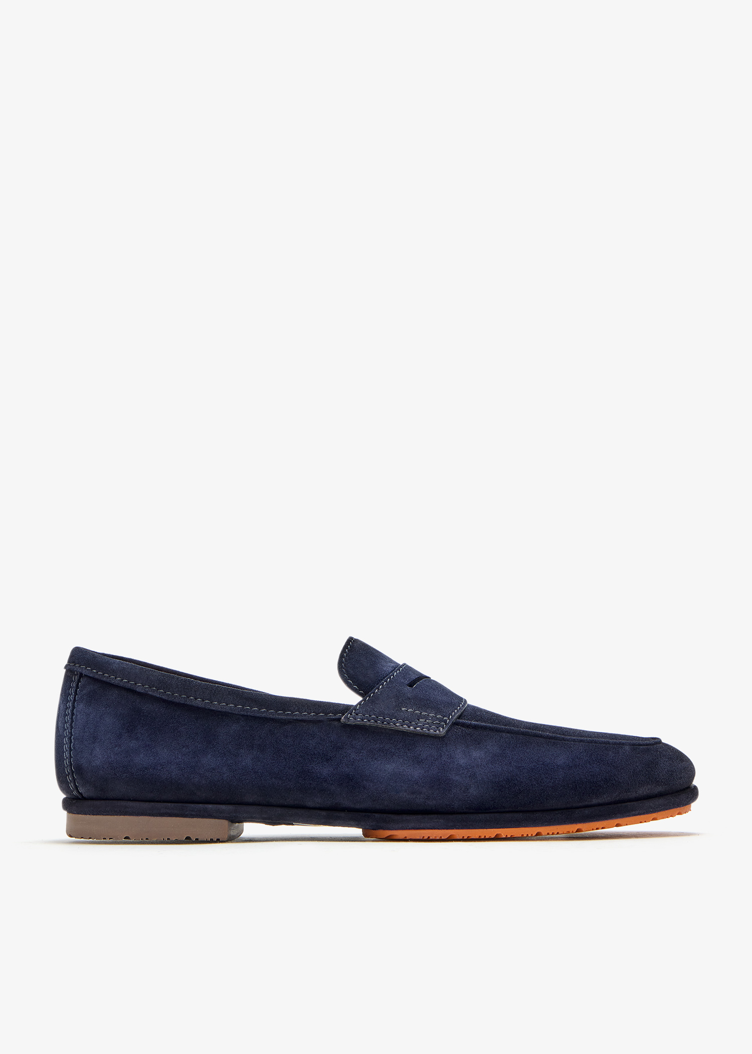 

Carlos suede loafers, Blue