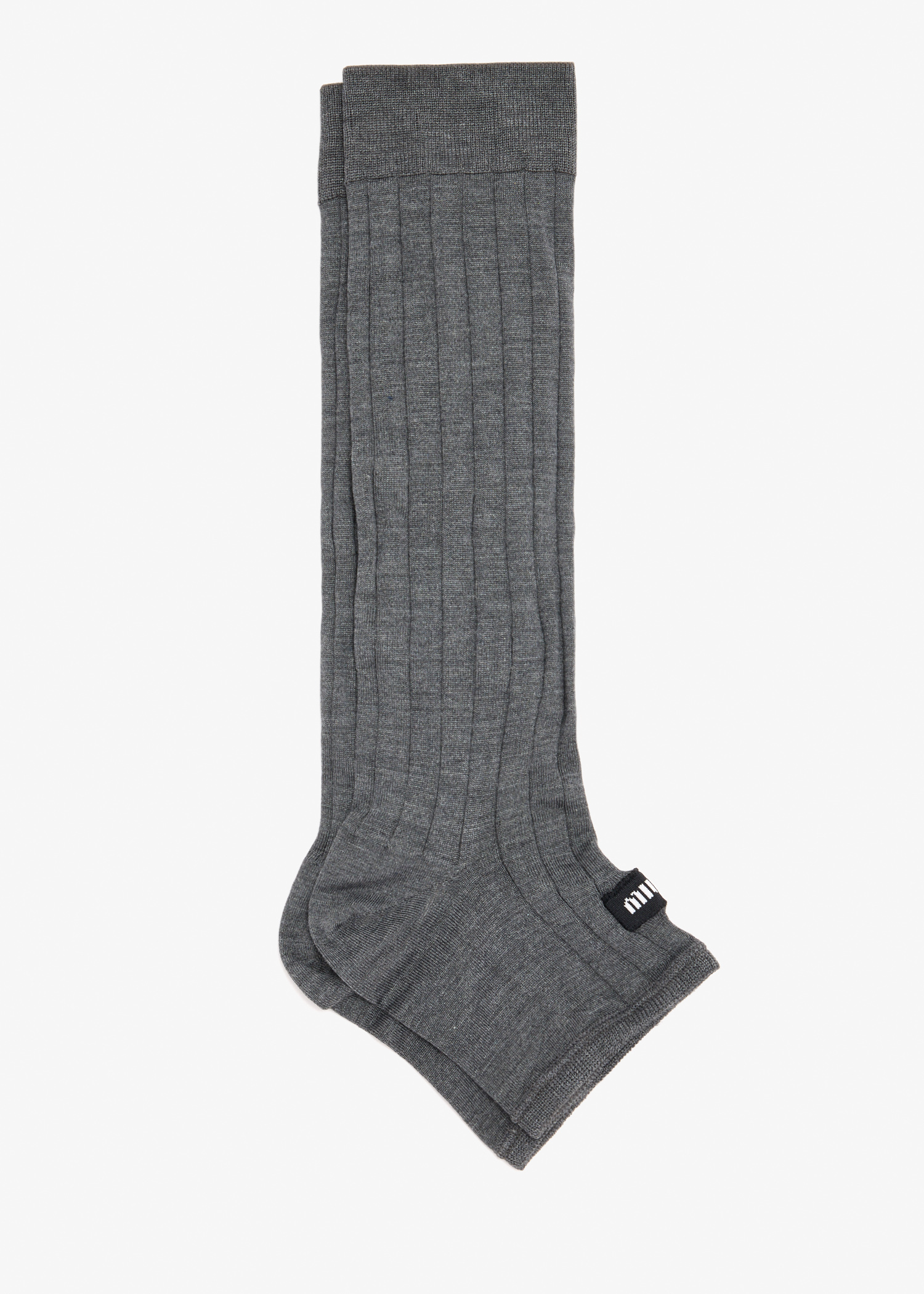 

Silk knee-high socks, Grey