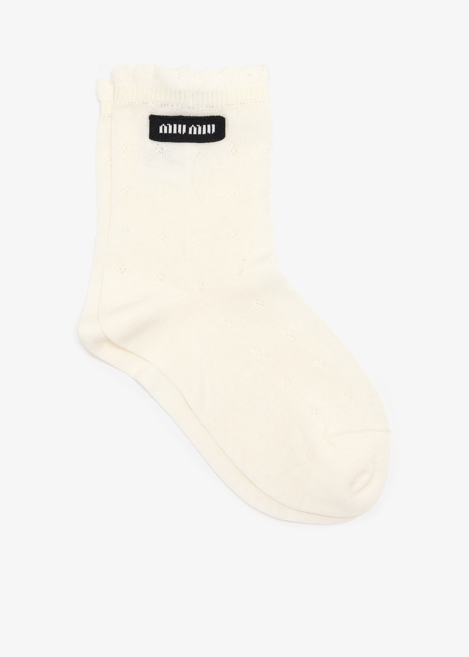 

Cotton socks, White