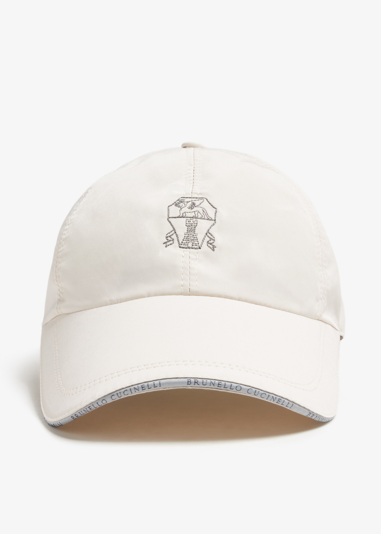 

Technical microfiber baseball cap, White